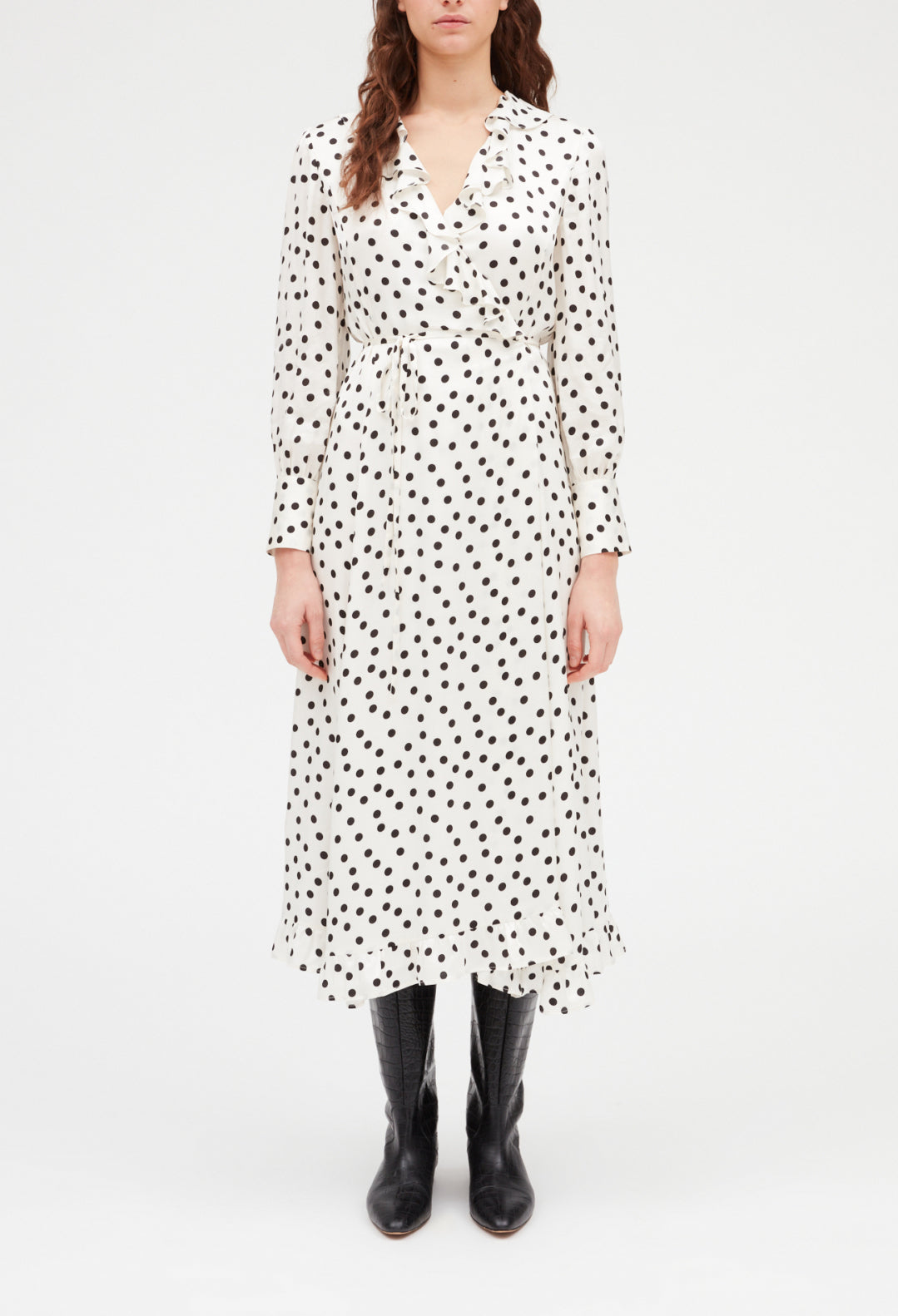 Robe midi pois Faume - seconde main