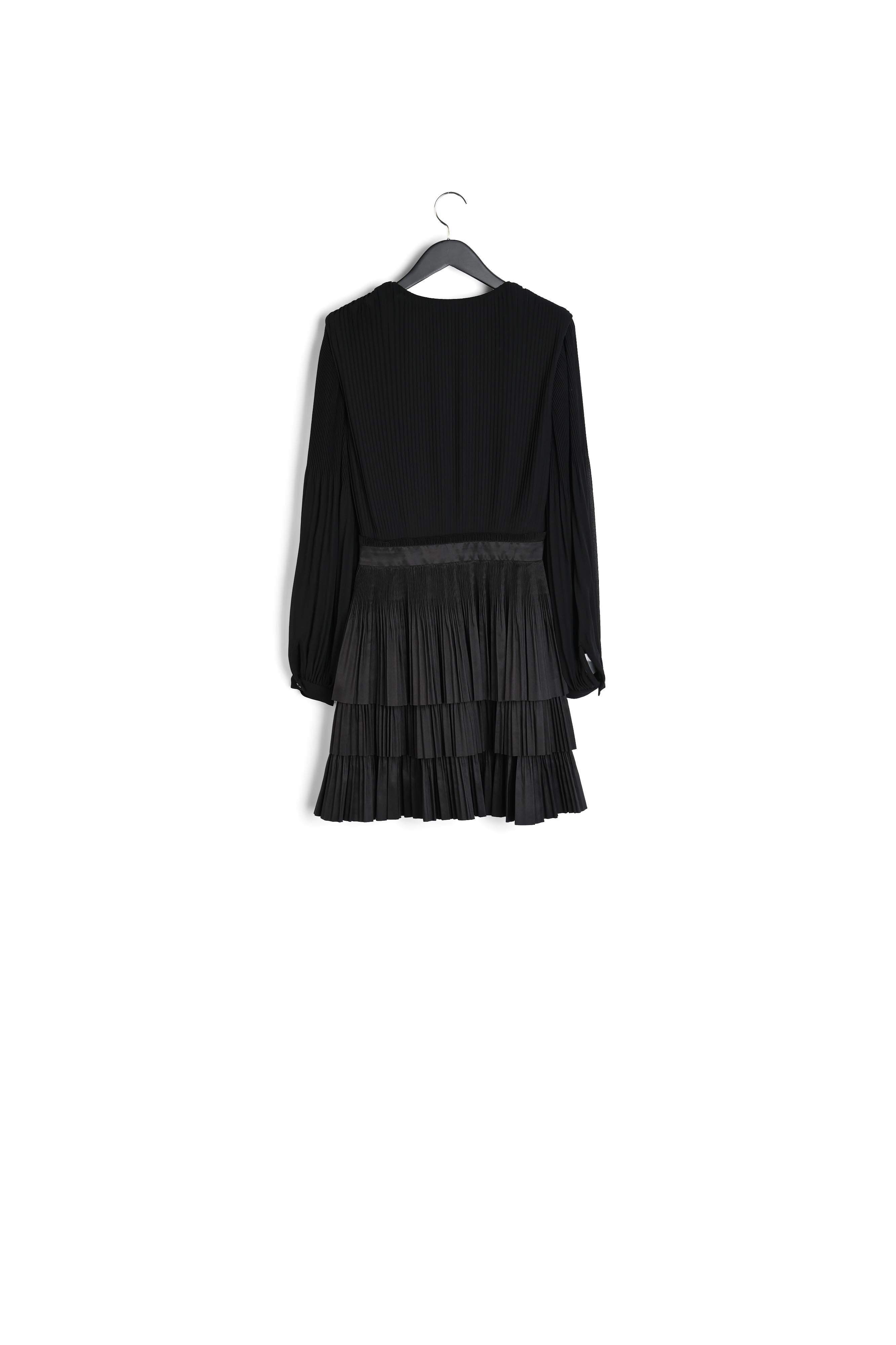 Robe courte plissée à volant Faume - seconde main