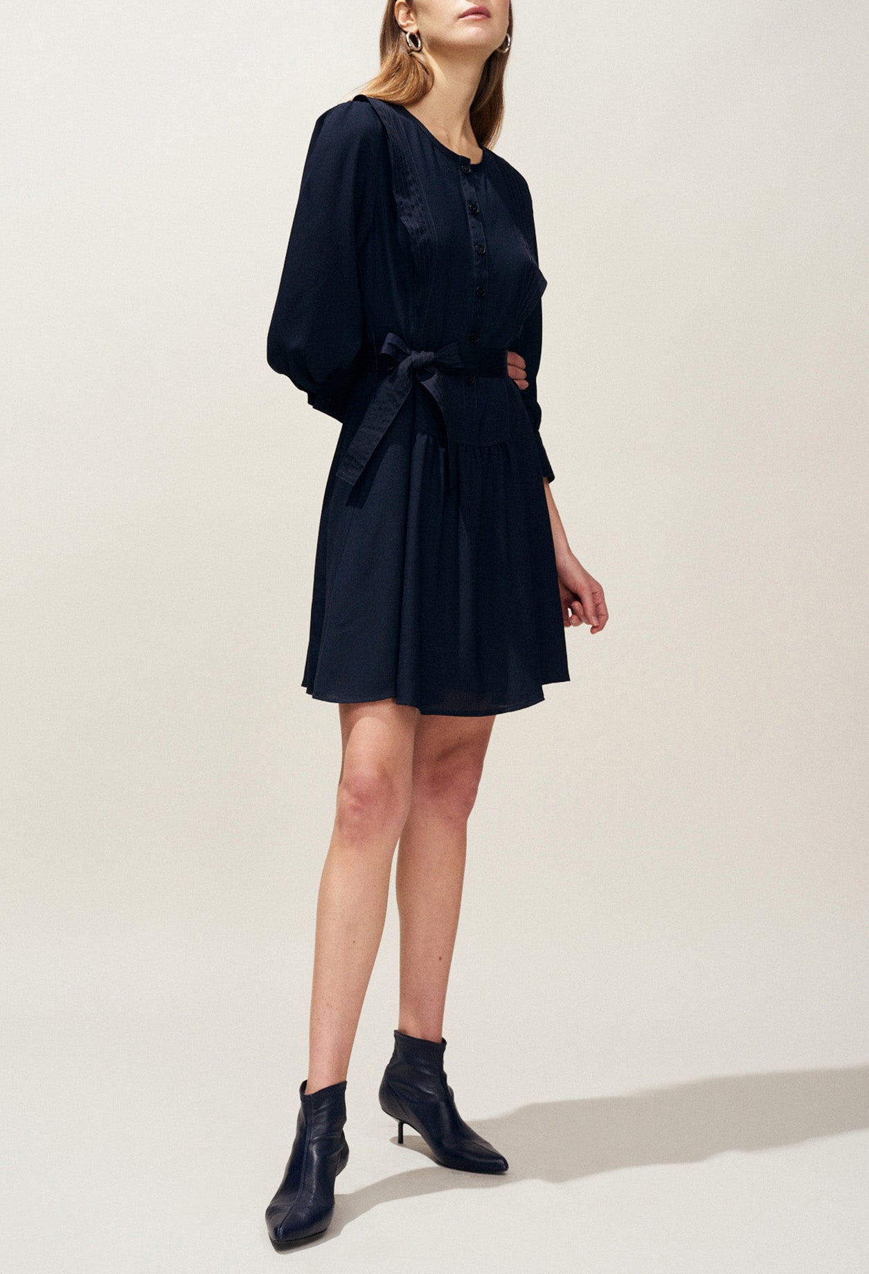 Robe à volants ceinturée Faume - seconde main