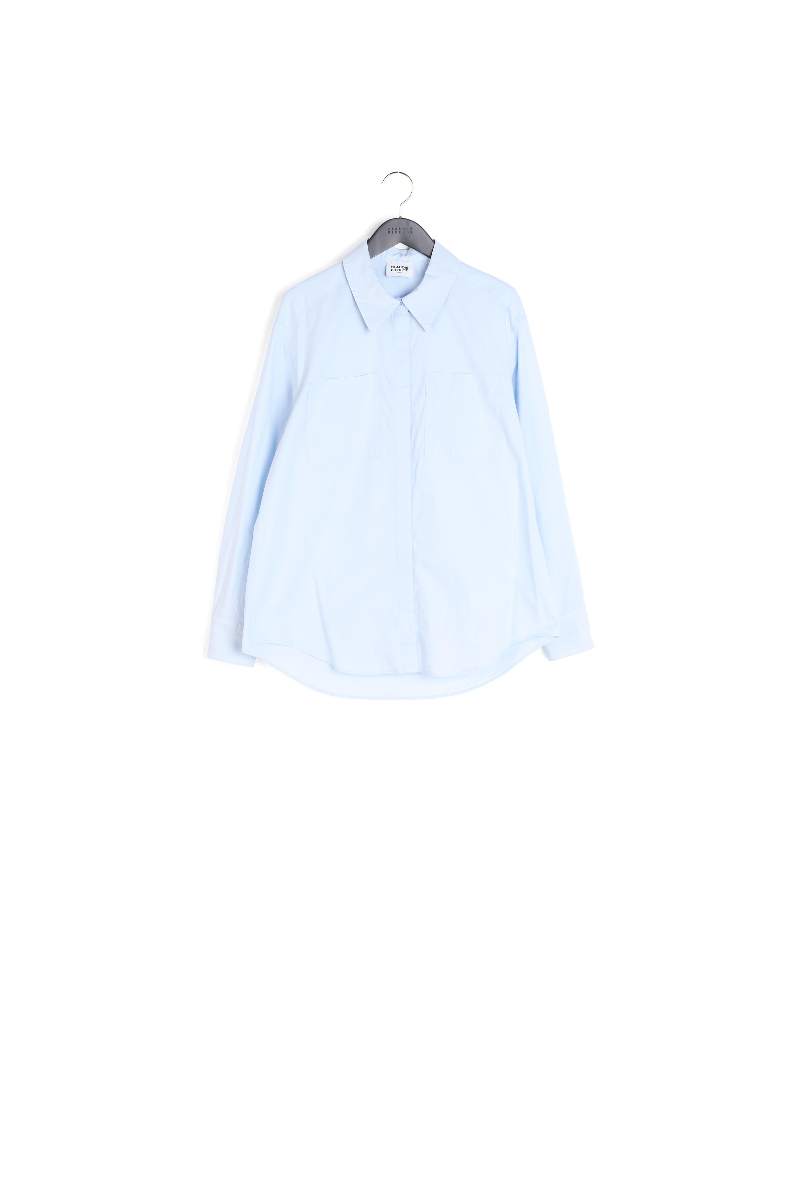 Chmis blu cil à manchs longus Faume - seconde main