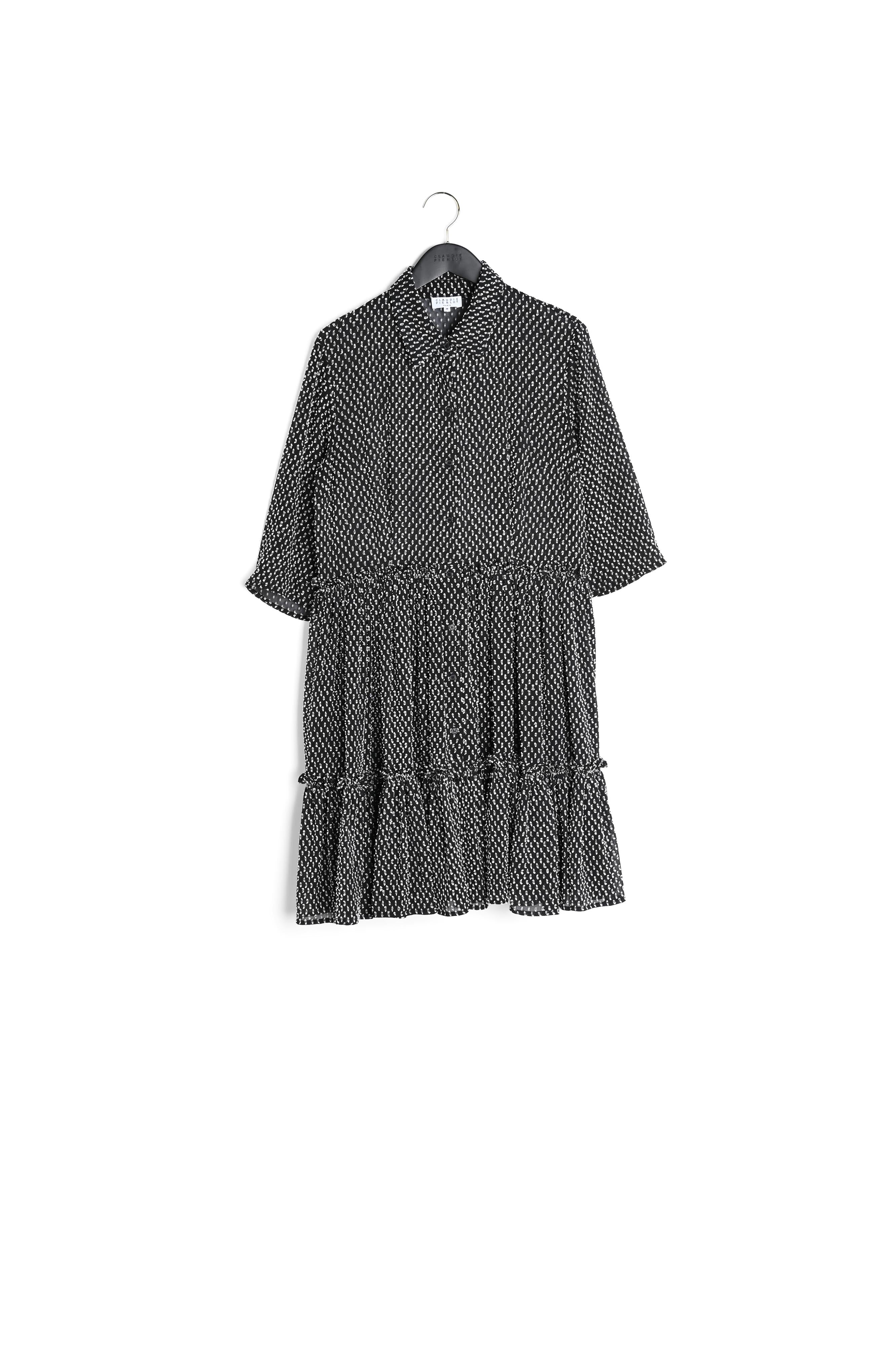 Robe chemise fluide à pois Faume - seconde main