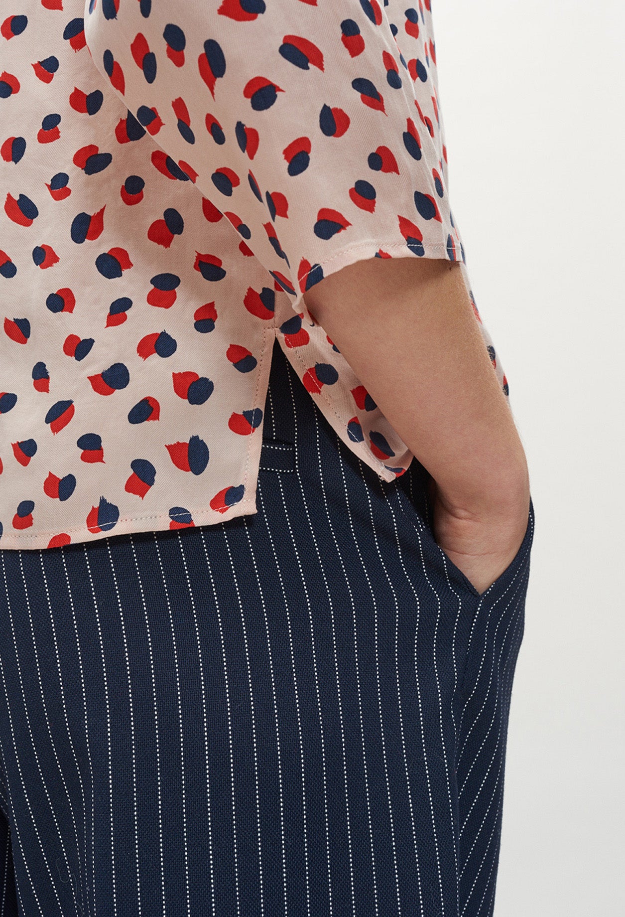 Blouse à col V Faume - seconde main