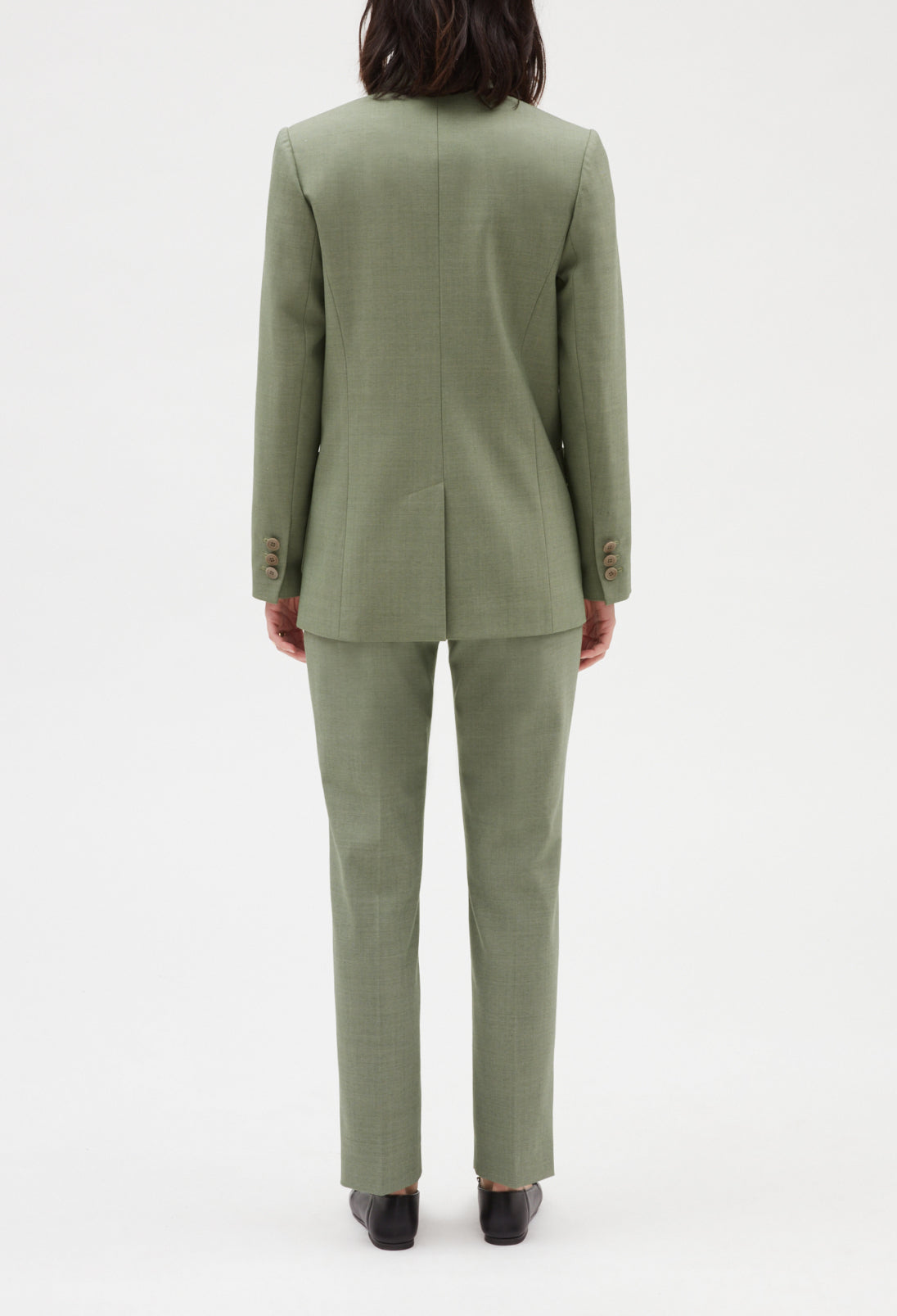 Veste tailleur kaki Faume - seconde main