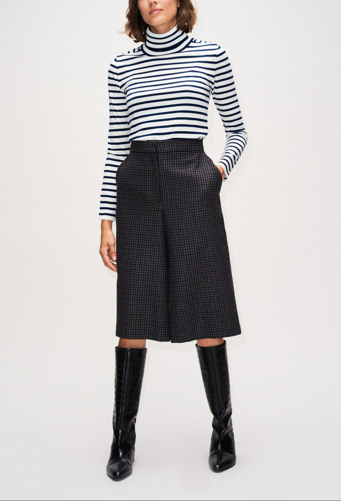 Col roulé rayé Faume - seconde main