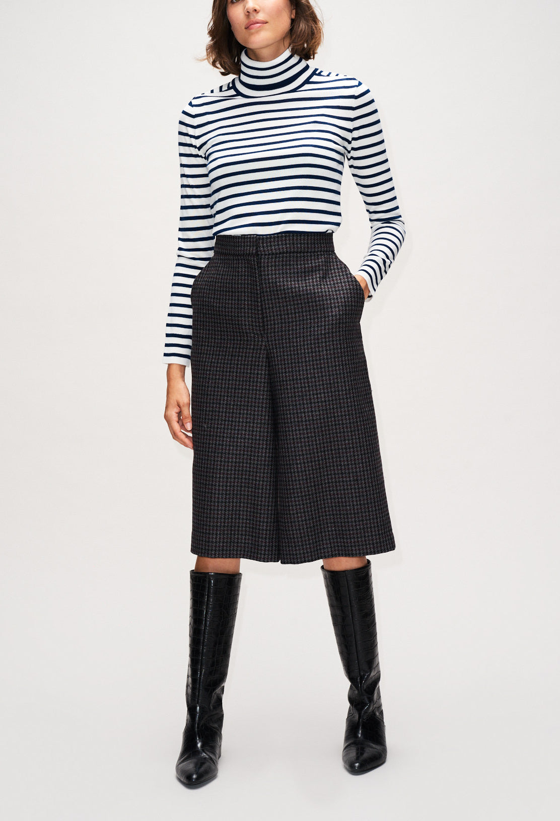 Col roulé rayé Faume - seconde main