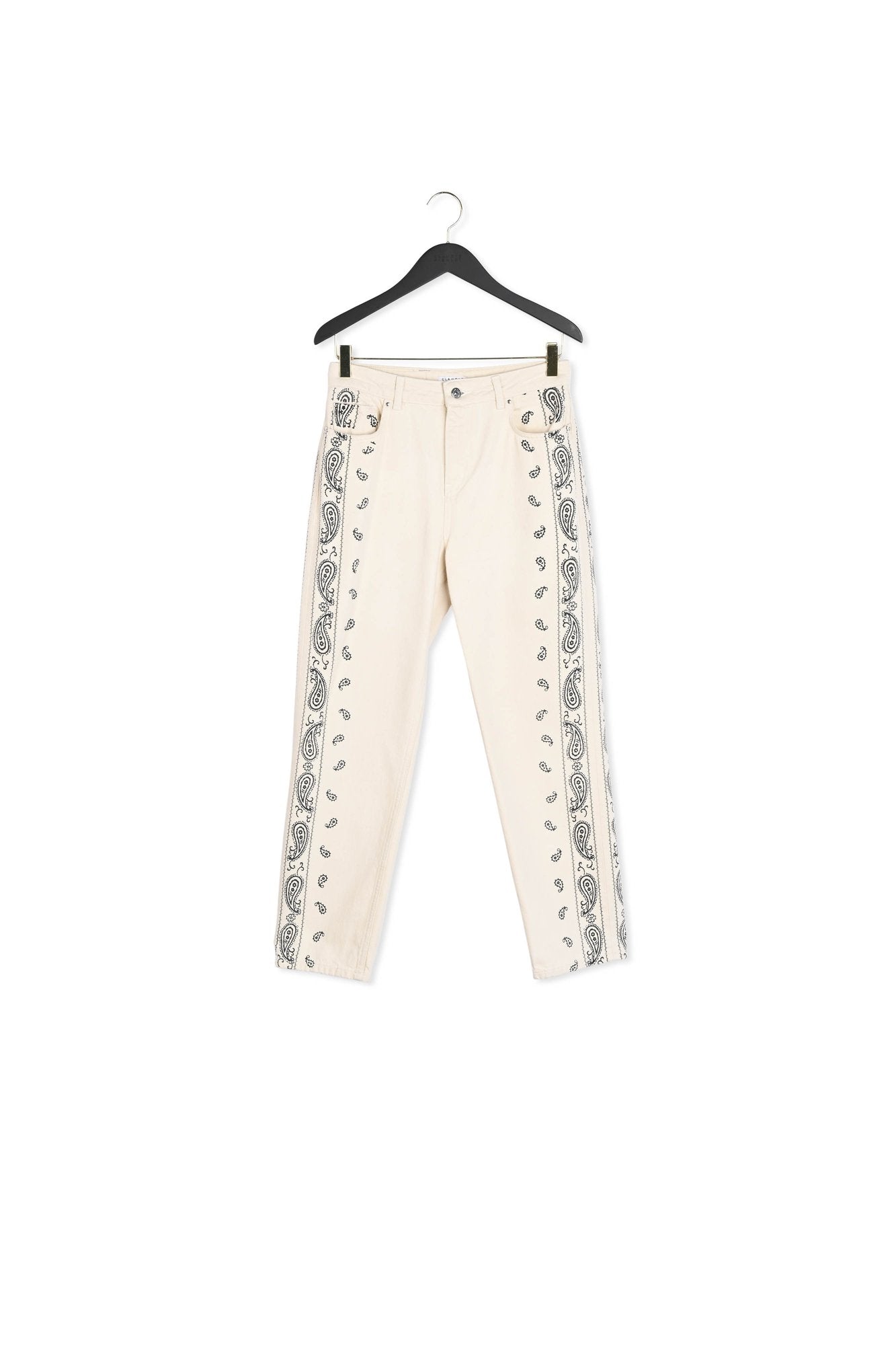 Jean droit imprimé économe en eau Faume - seconde main