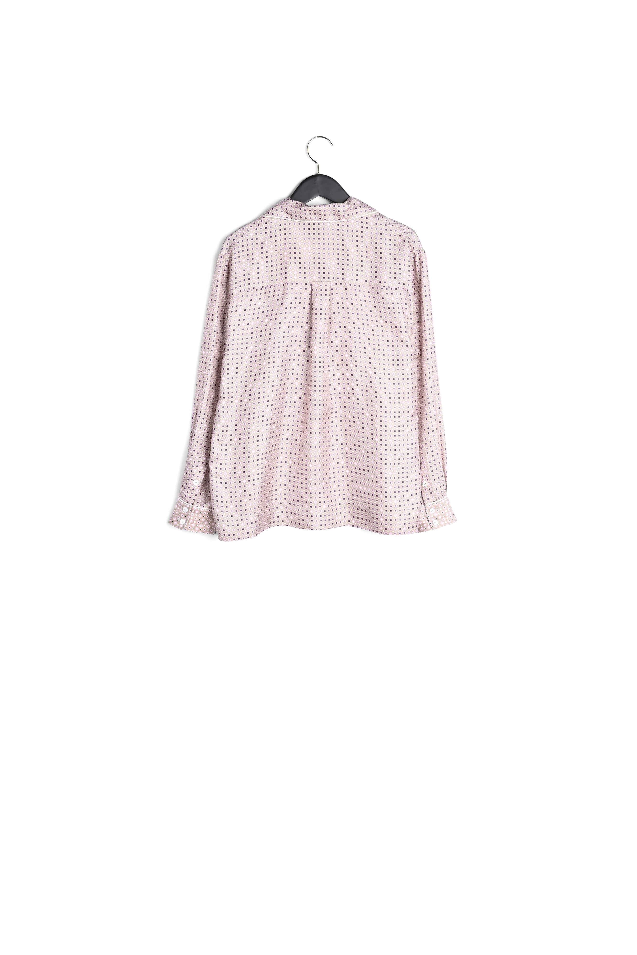 Chemise soie rose poudré Faume - seconde main