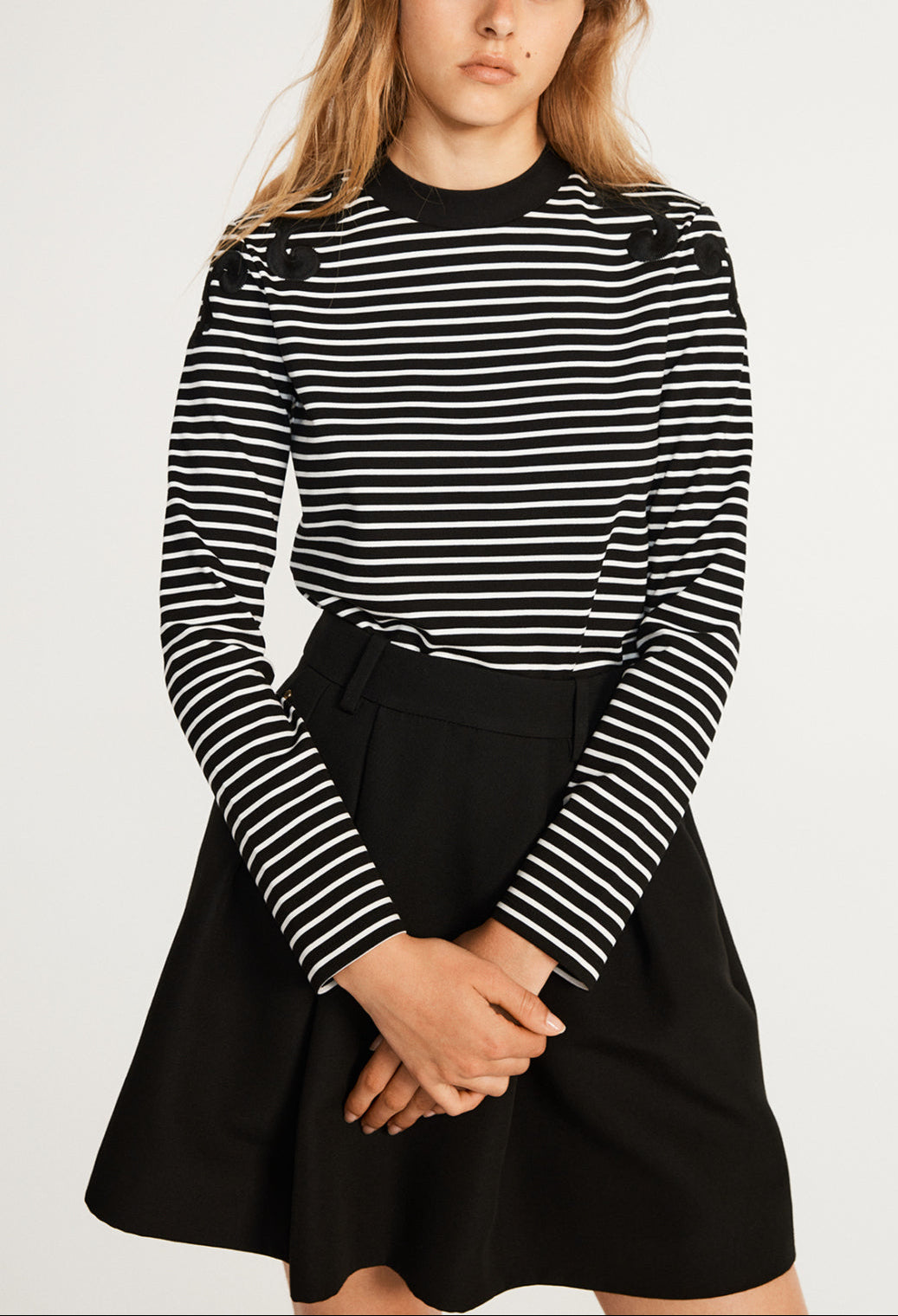 T-shirt marinière manches longues Faume - seconde main