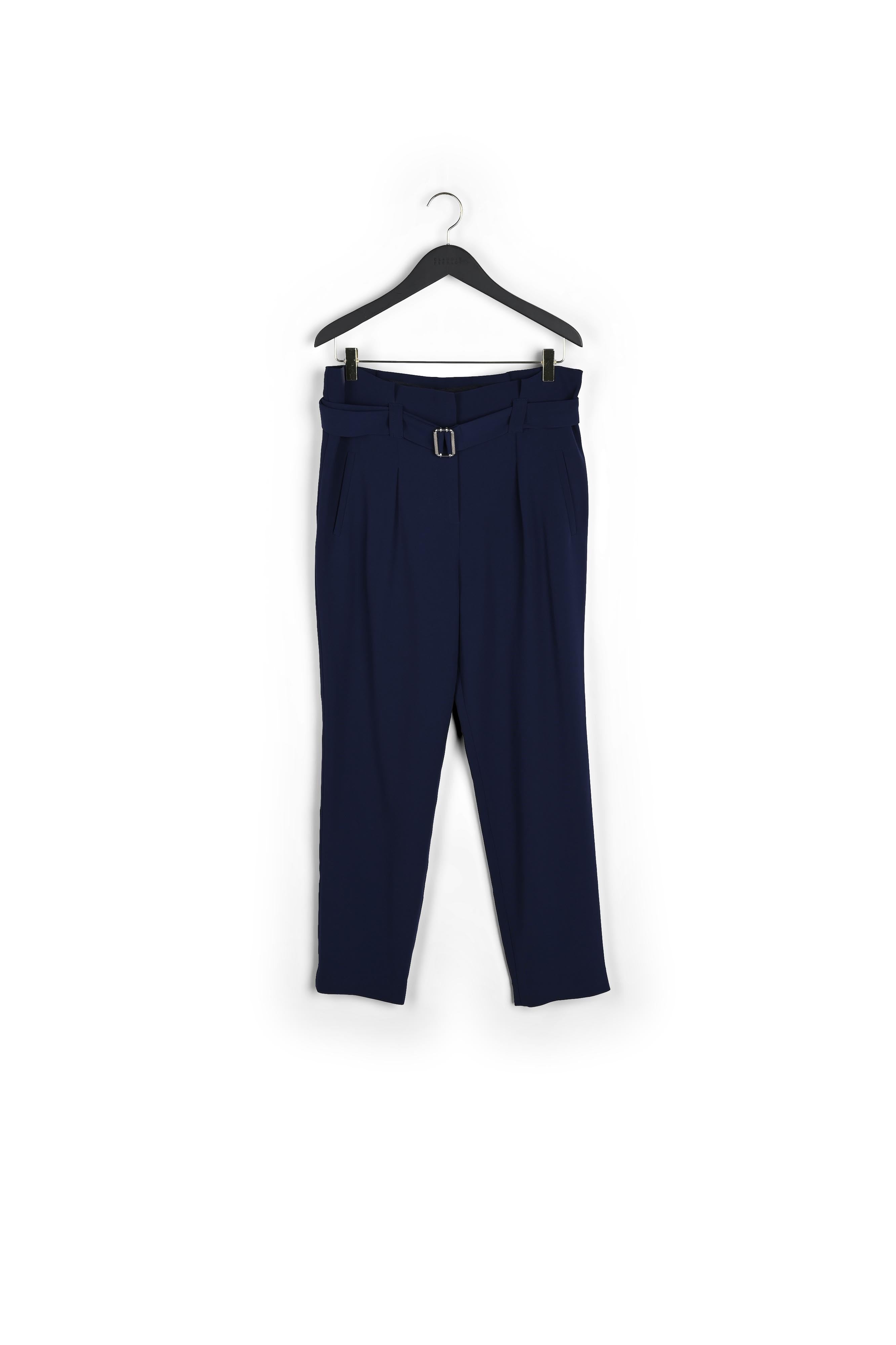 Pantalon droit à taille cintrée Faume - seconde main