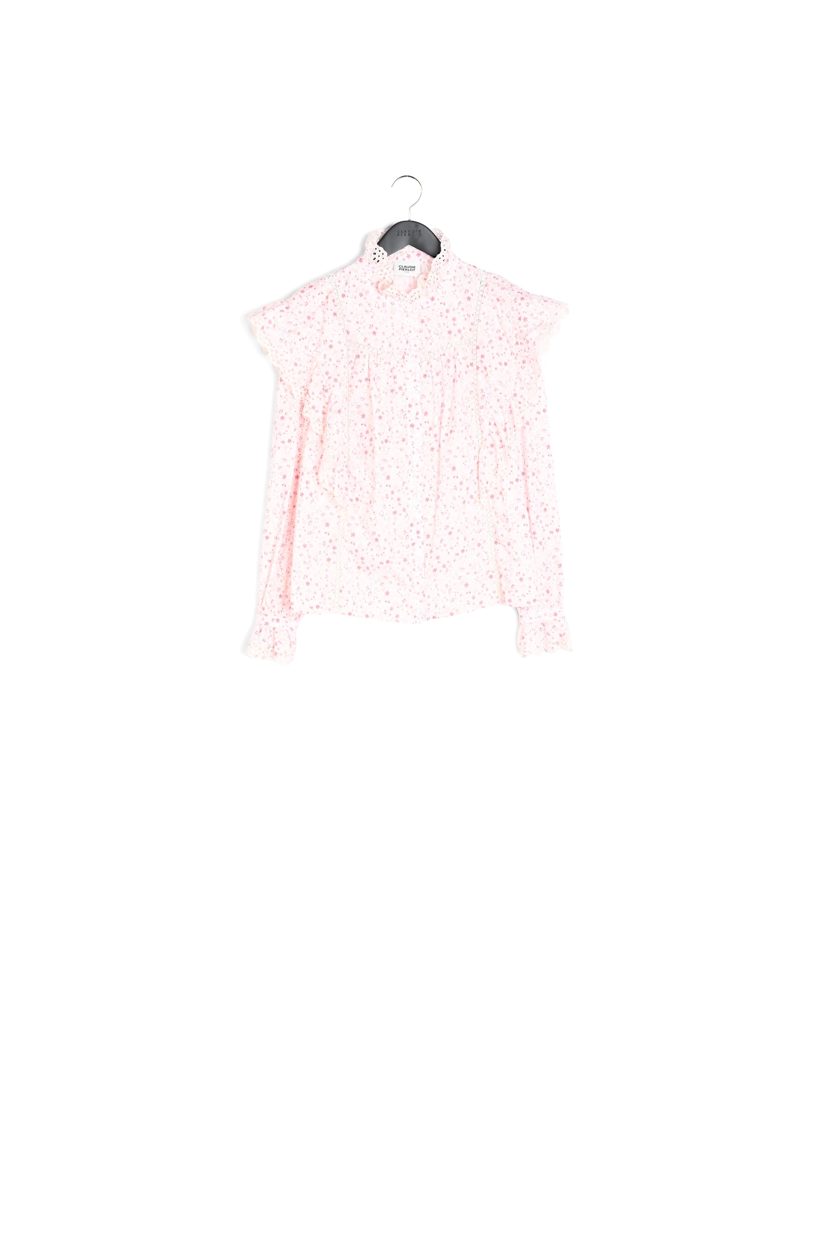 Blouse blanche imprimé fleuri Faume - seconde main