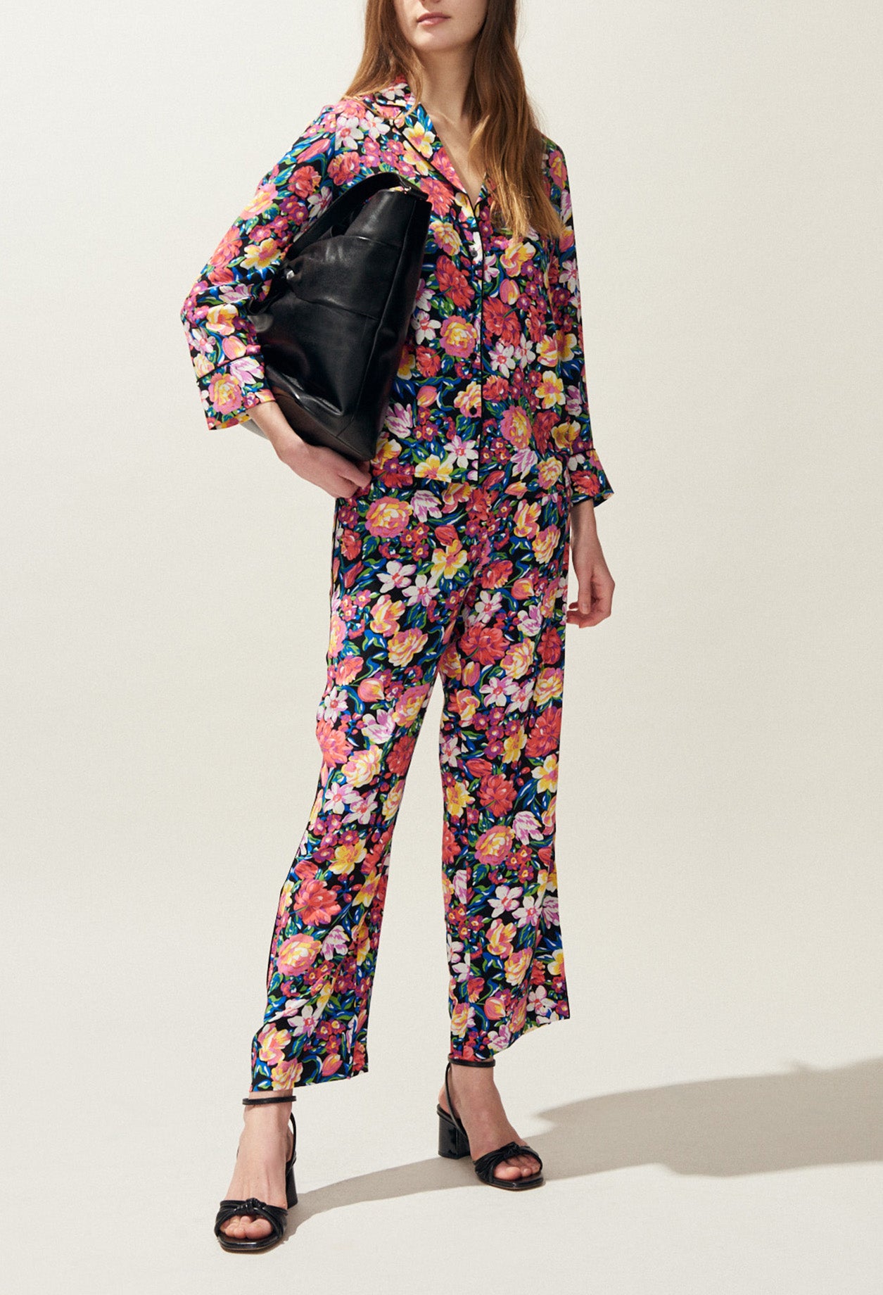 Chemise fluide imprimée fleurs Faume - seconde main