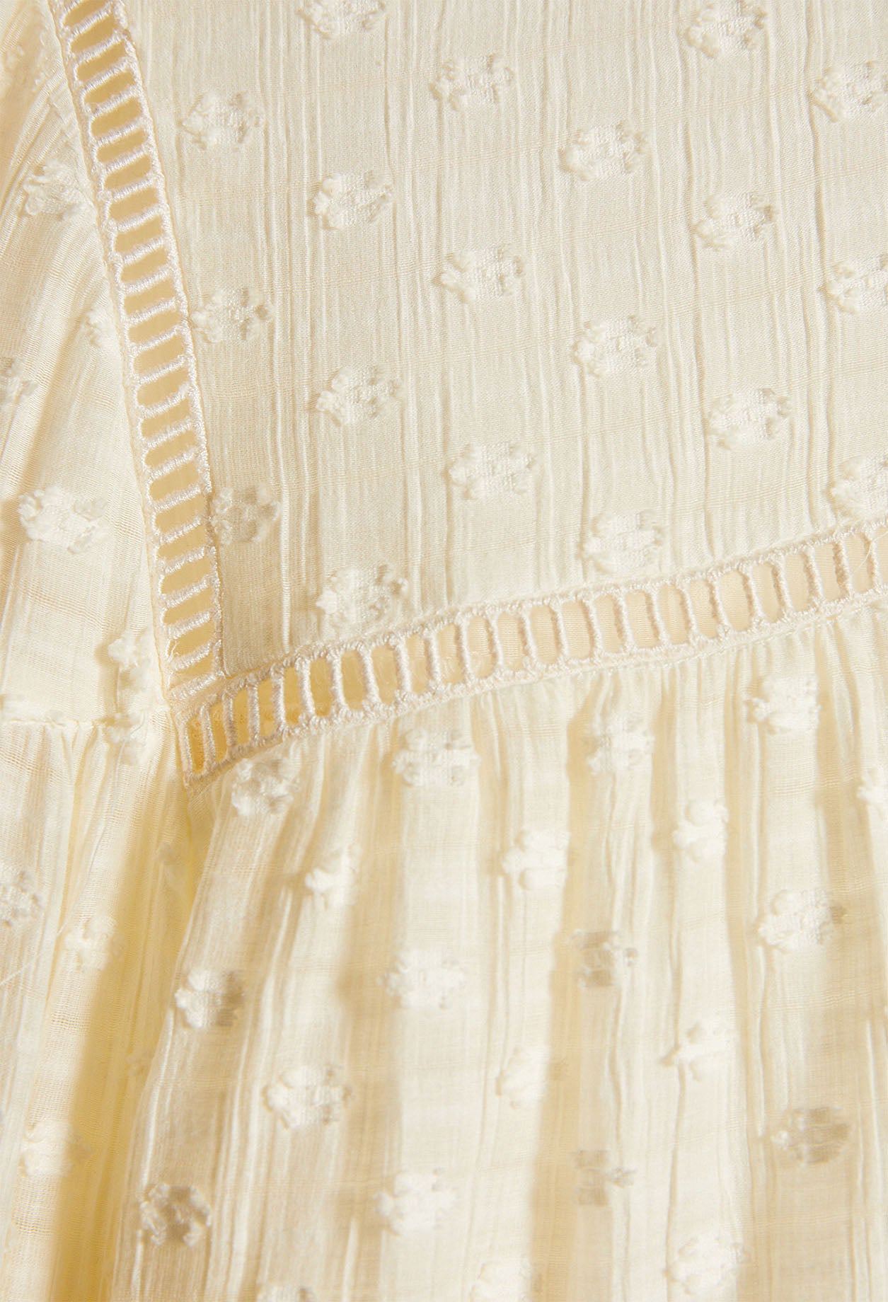 Blouse plumetis Faume - seconde main