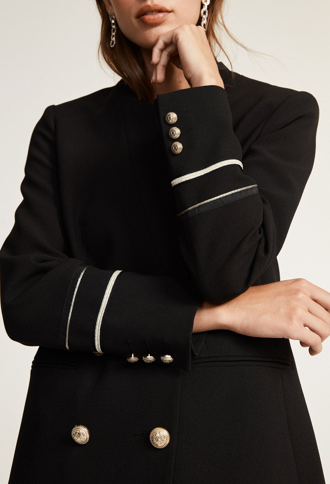 Veste noire courte Faume - seconde main