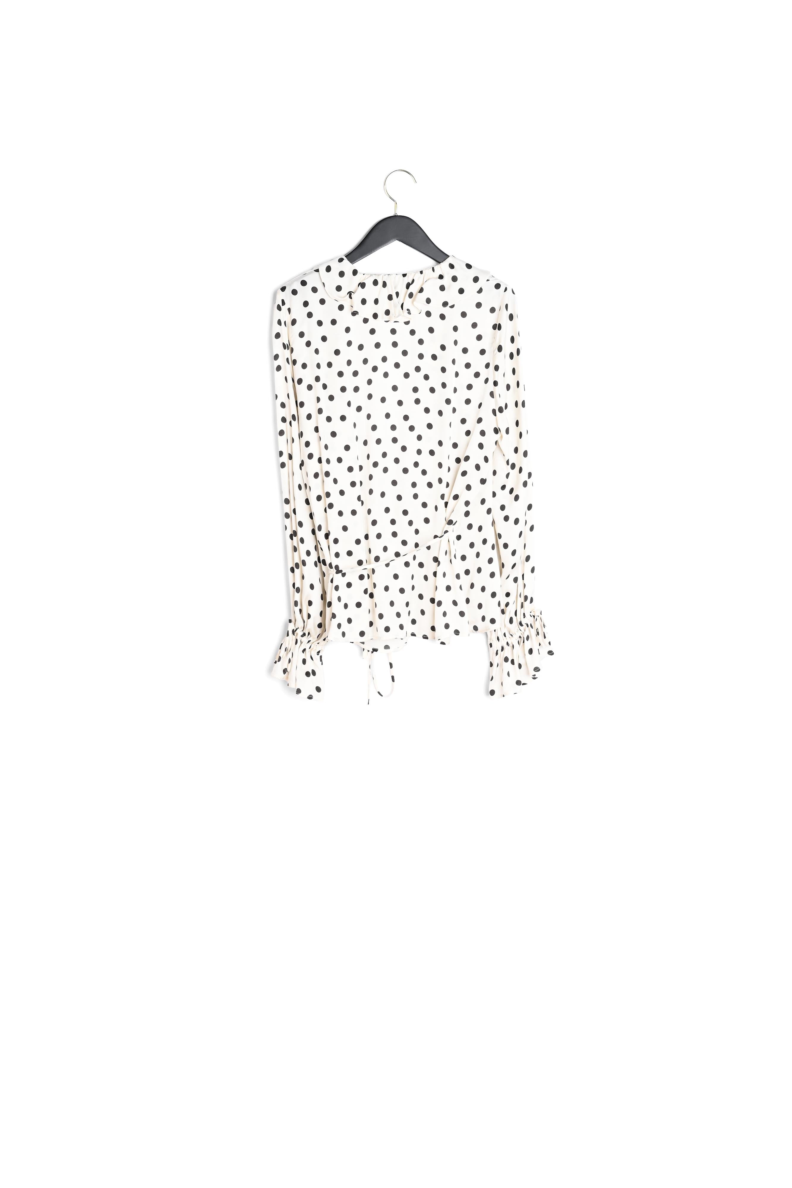 Blouse volantée pois Faume - seconde main