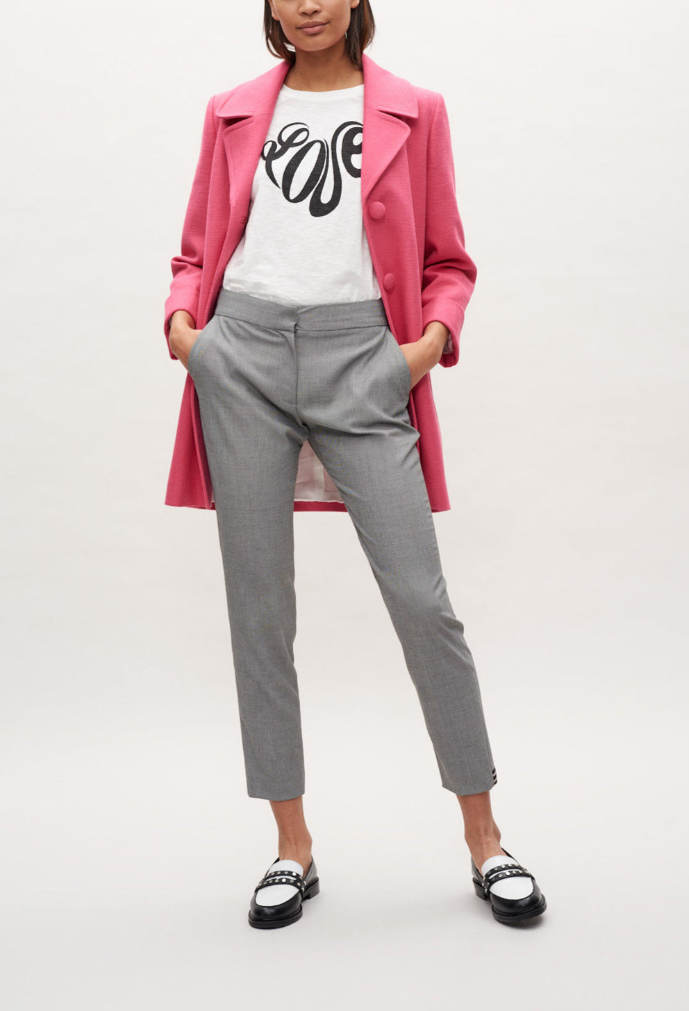 Pantalon tailleur taille haute Faume - seconde main