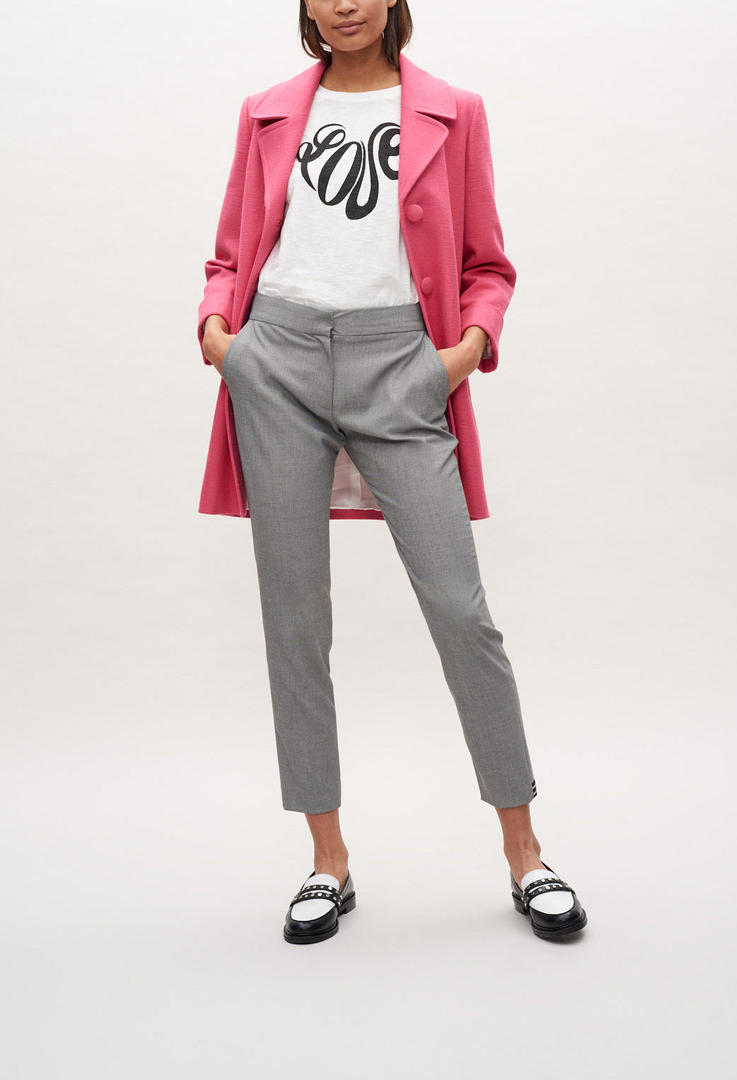 Pantalon tailleur taille haute Faume - seconde main