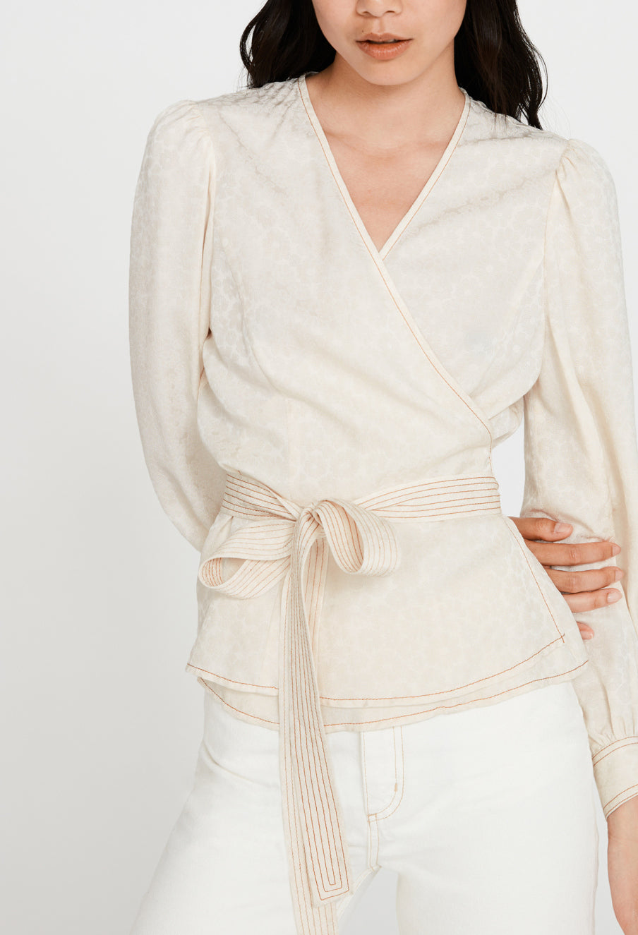 Chemise cache-cœur Faume - seconde main