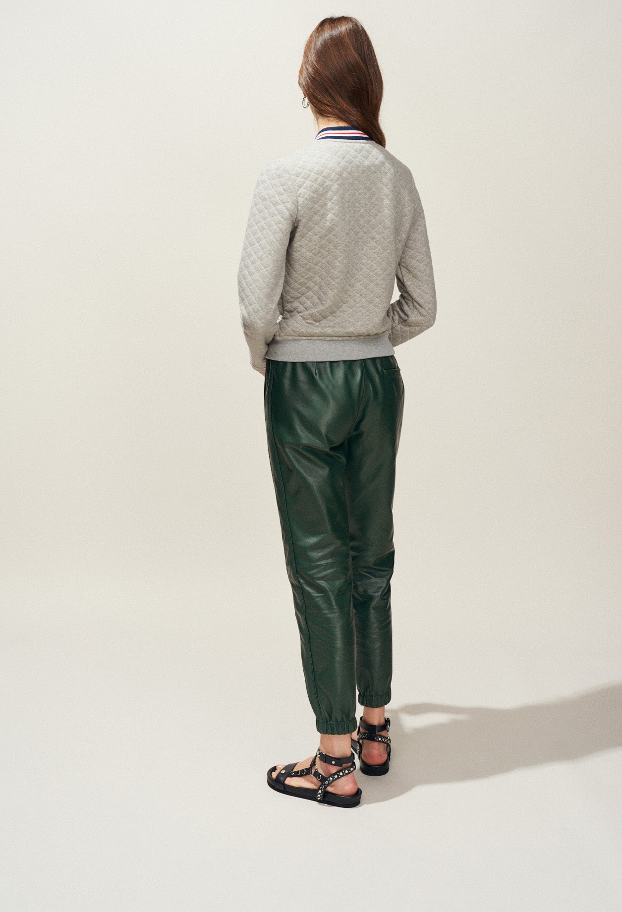 Cardigan en jersey matelassé Faume - seconde main