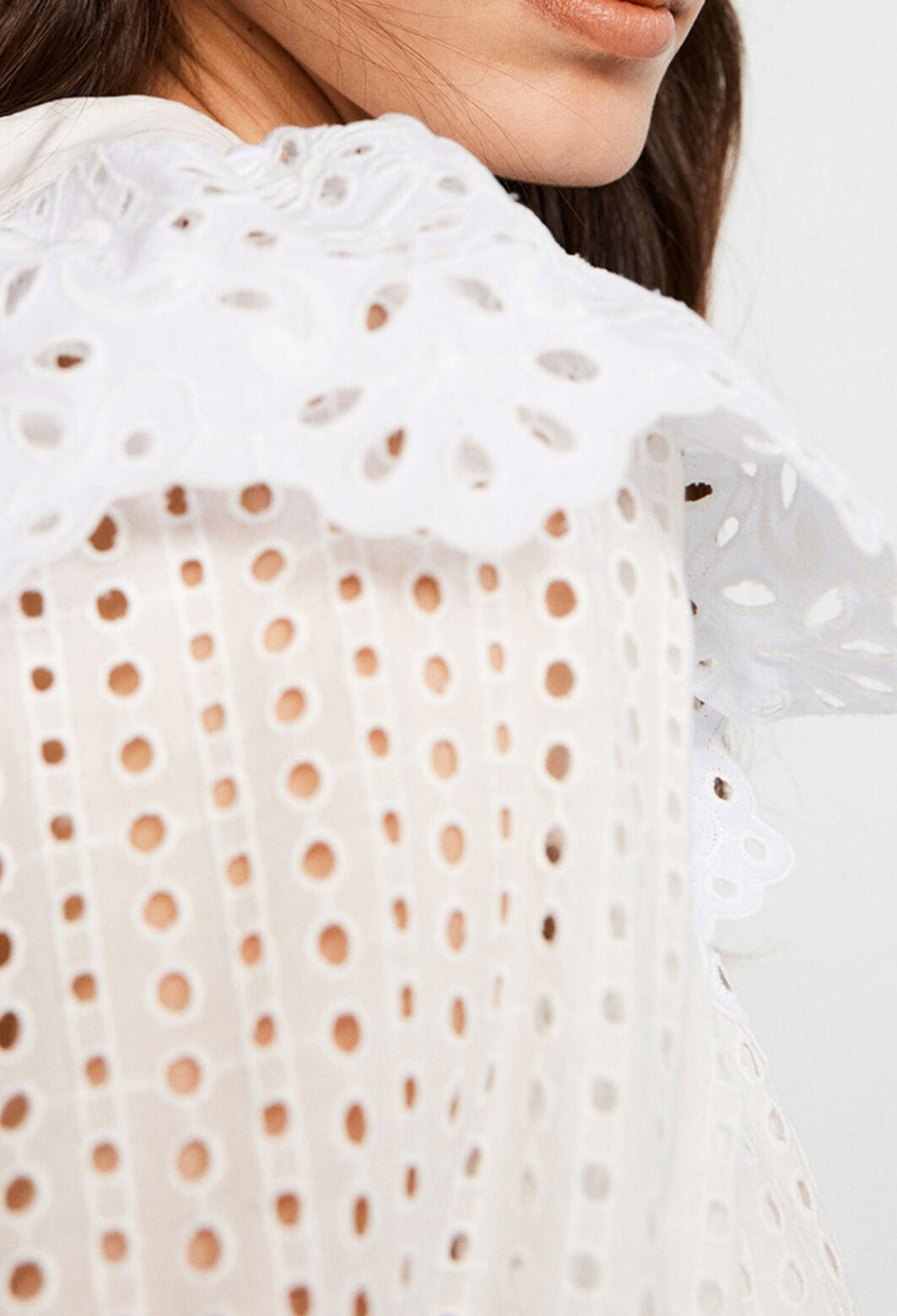 Robe trapèze ajourée Faume - seconde main