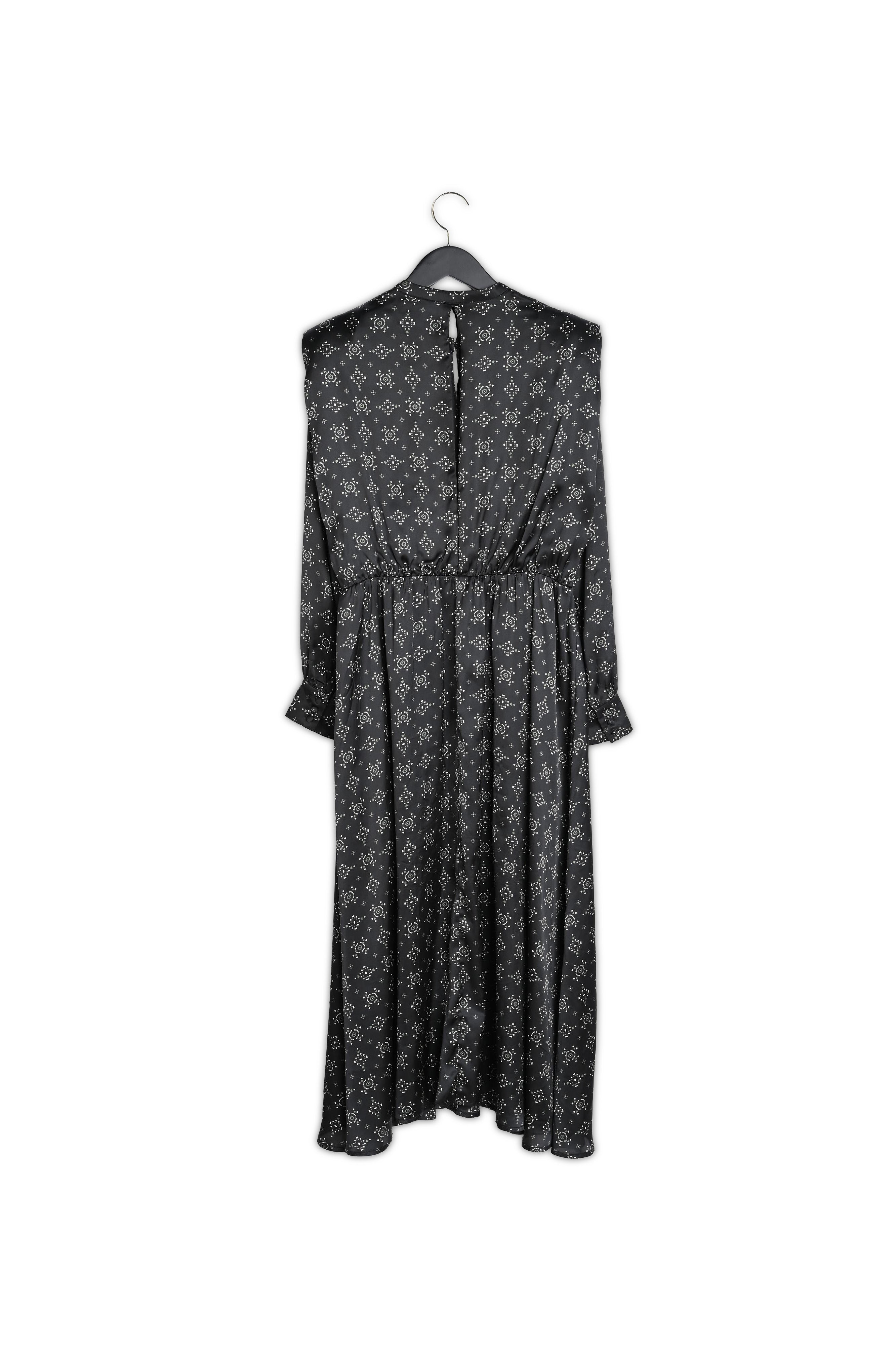 Robe longue à motifs géométrique Faume - seconde main