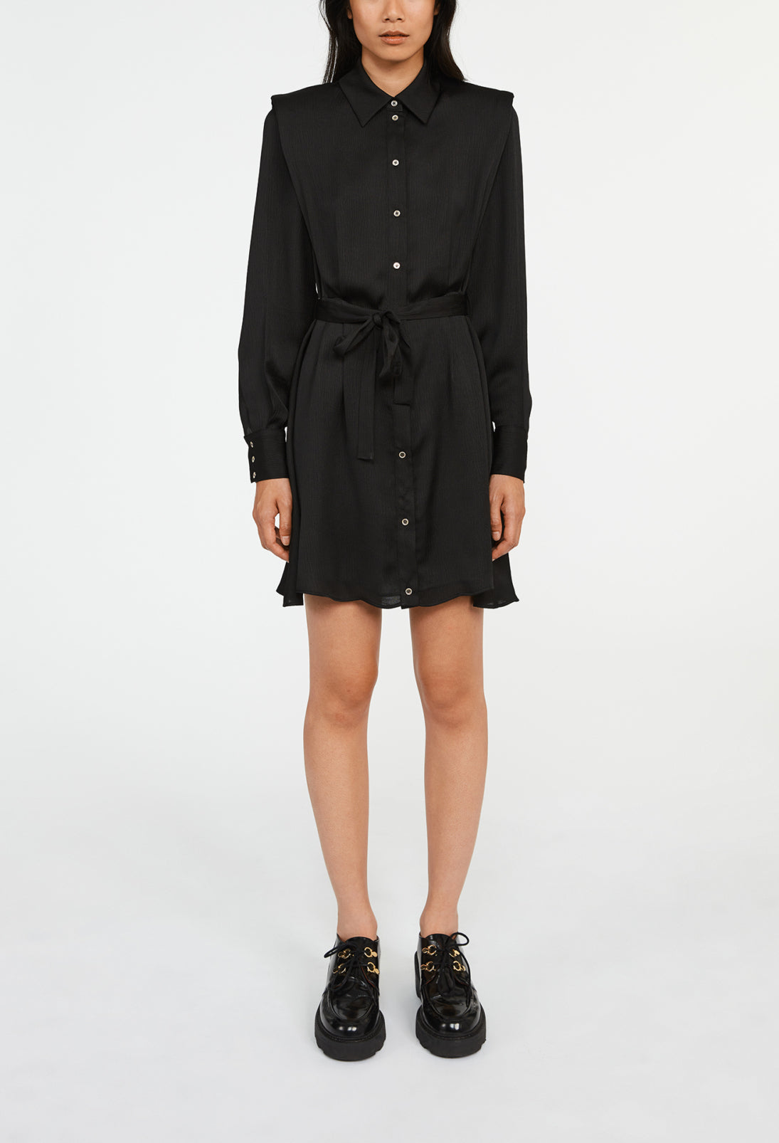 Robe chemise courte ceinturée Faume - seconde main