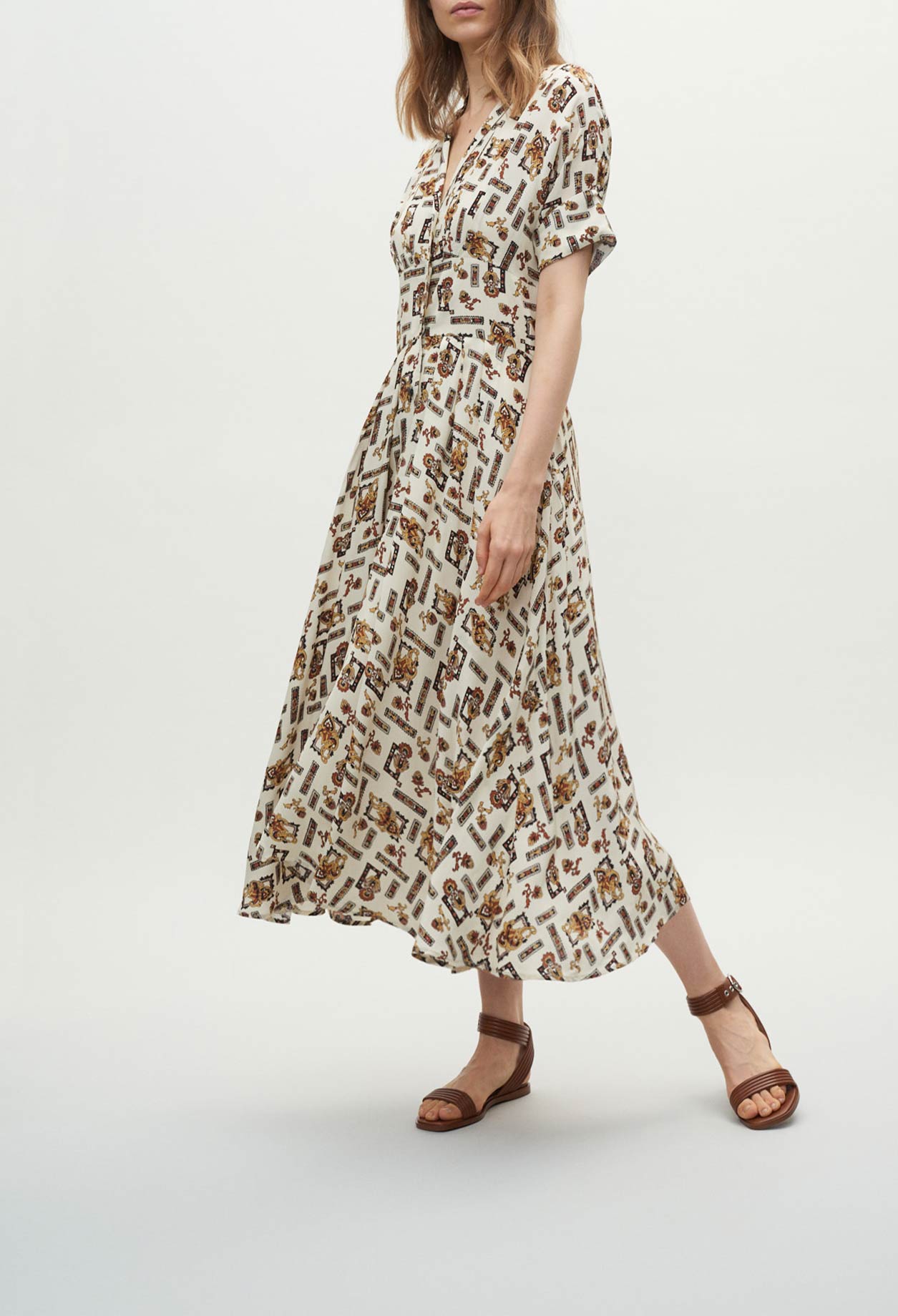 Robe foulard longueur maxi Faume - seconde main