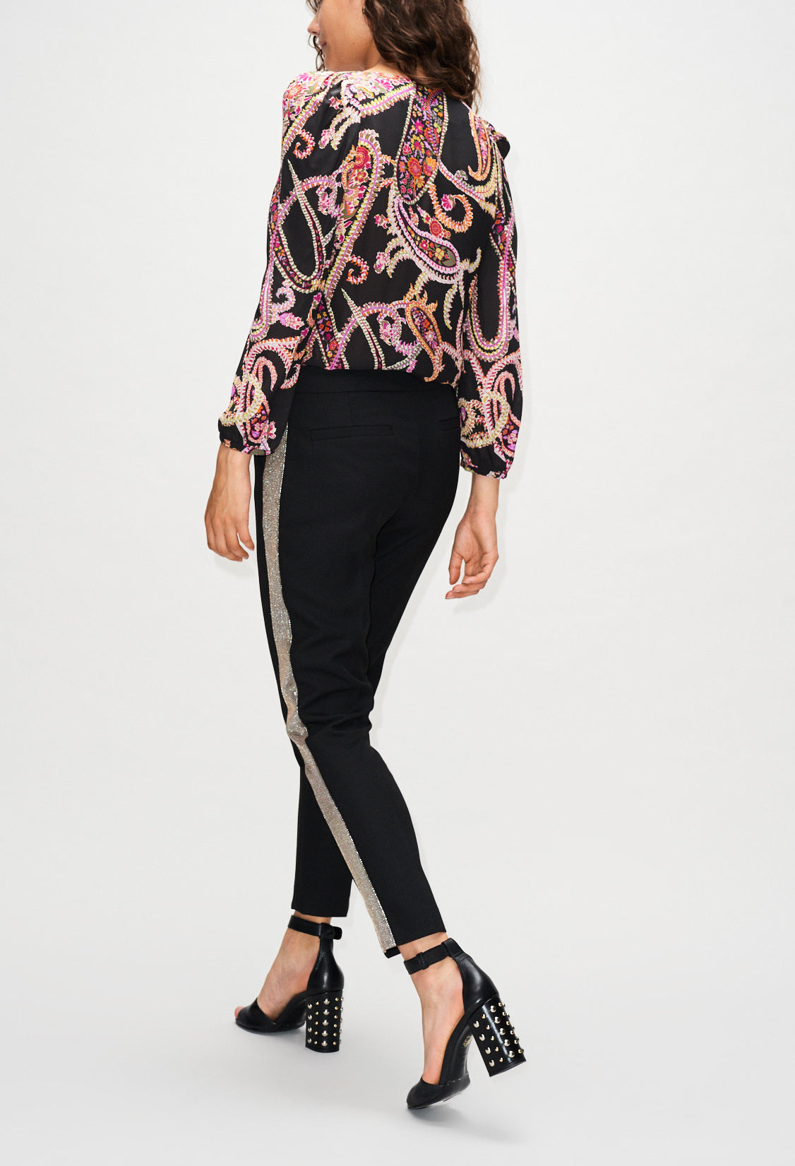 Top imprimé cachemire Faume - seconde main