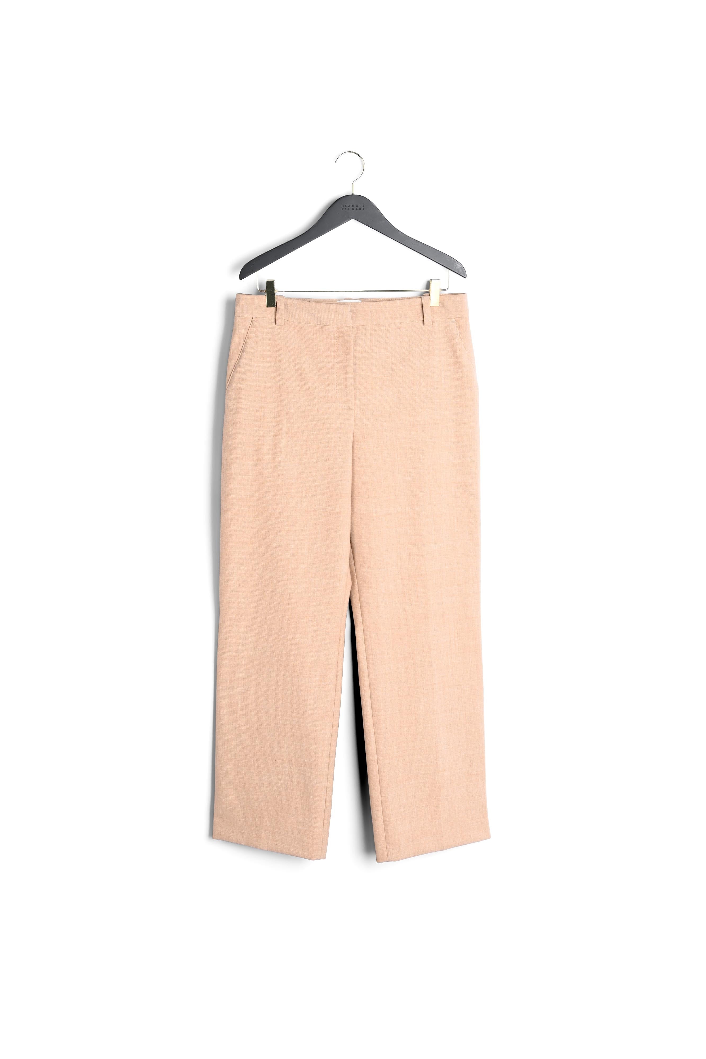 Pantalon de tailleur beige Faume - seconde main