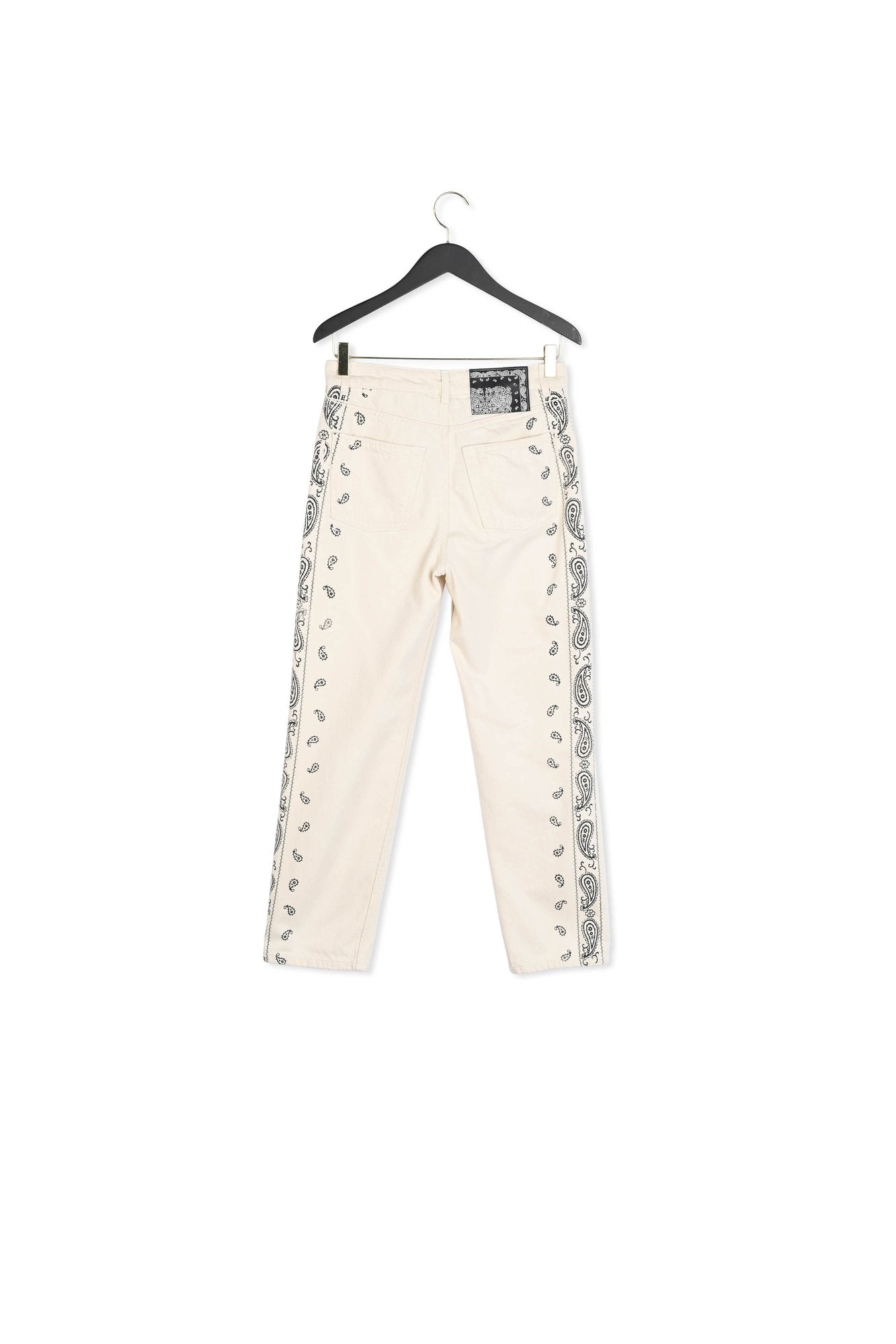 Jean droit imprimé économe en eau Faume - seconde main