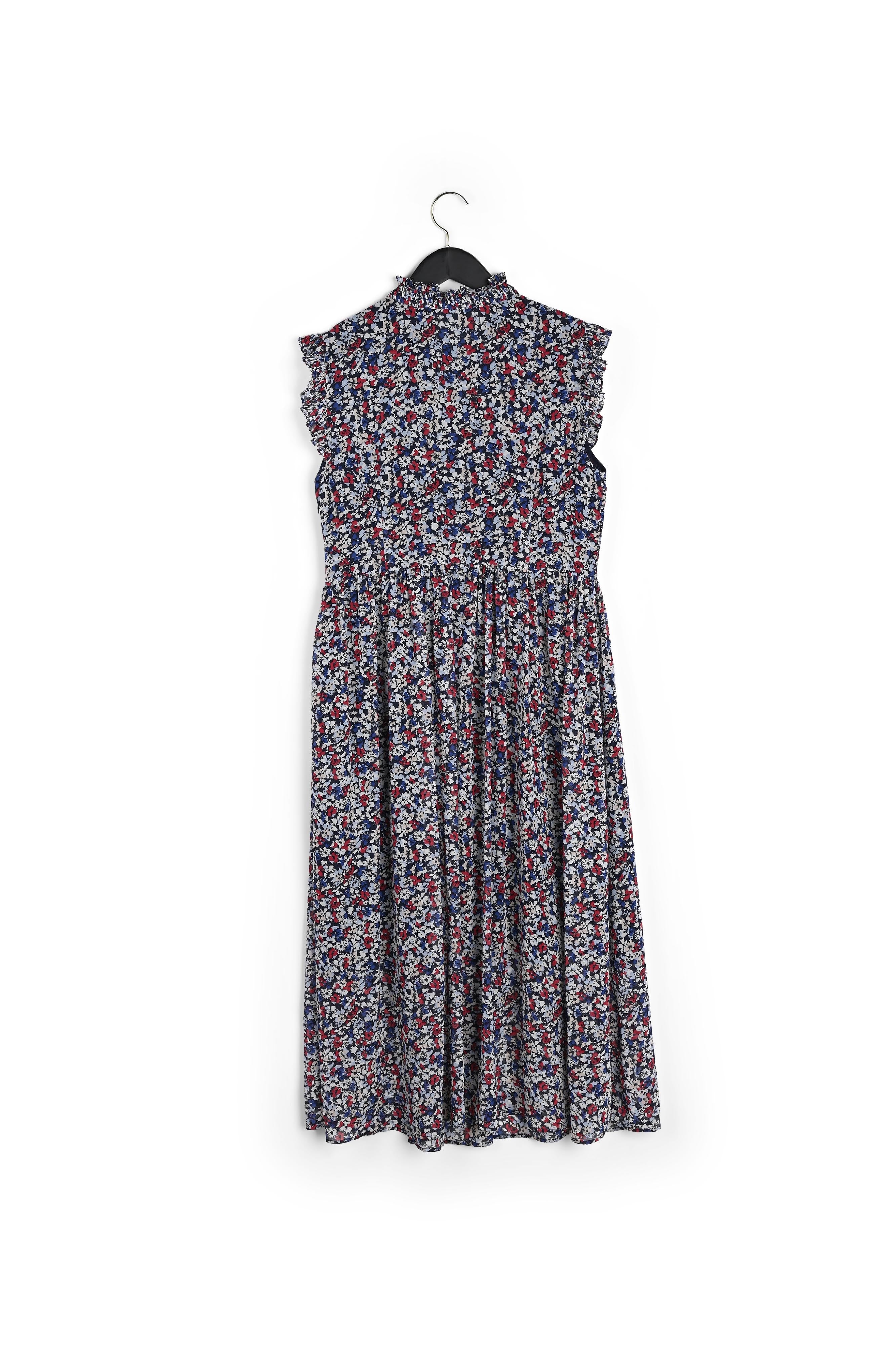 Robe longue à emmanchures volantées Faume - seconde main