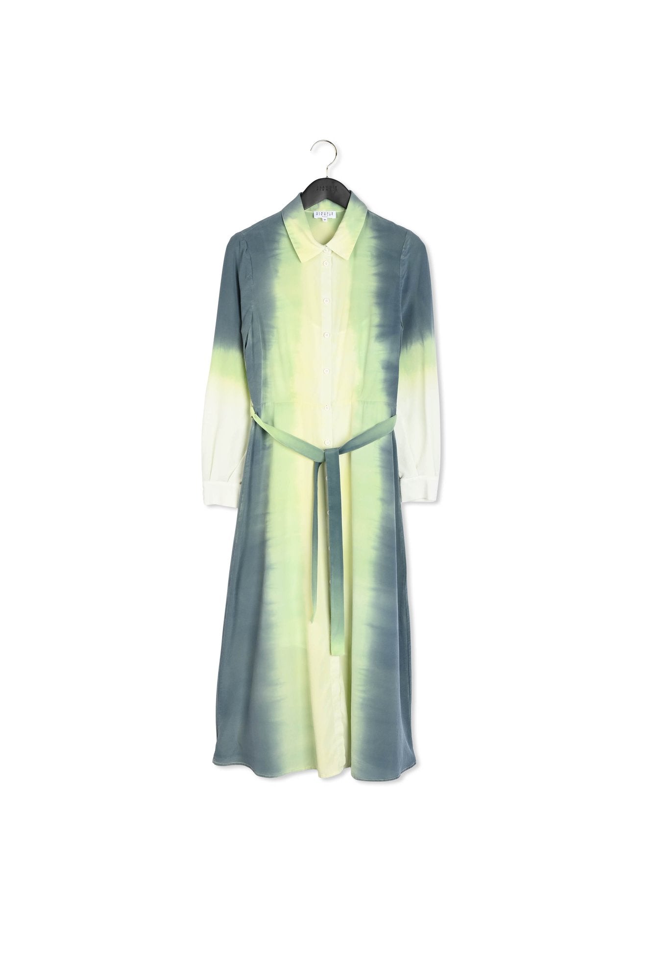 Robe chemise longue imprimée tie & dye Faume - seconde main