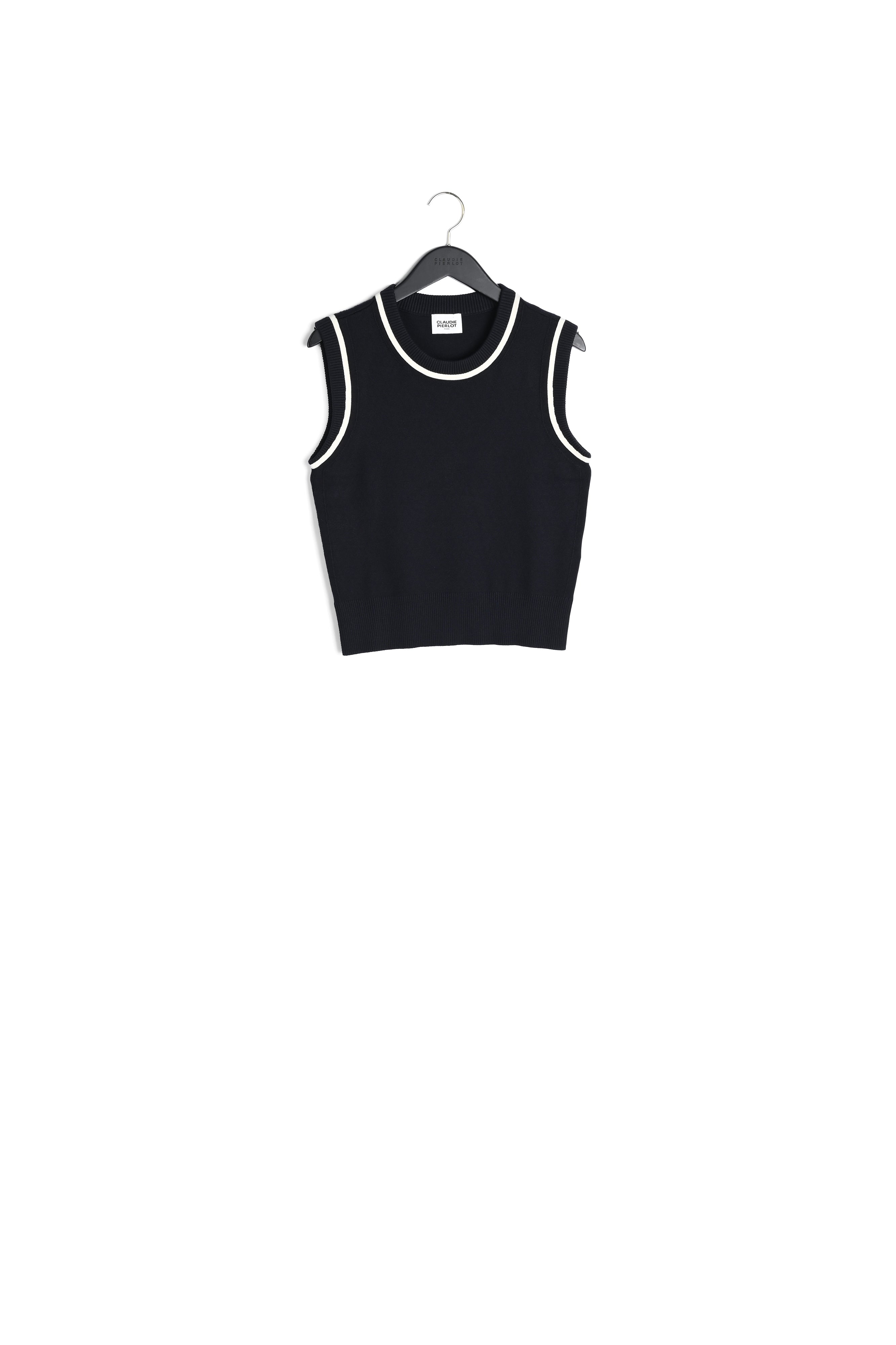 Pull maille rayures Faume - seconde main