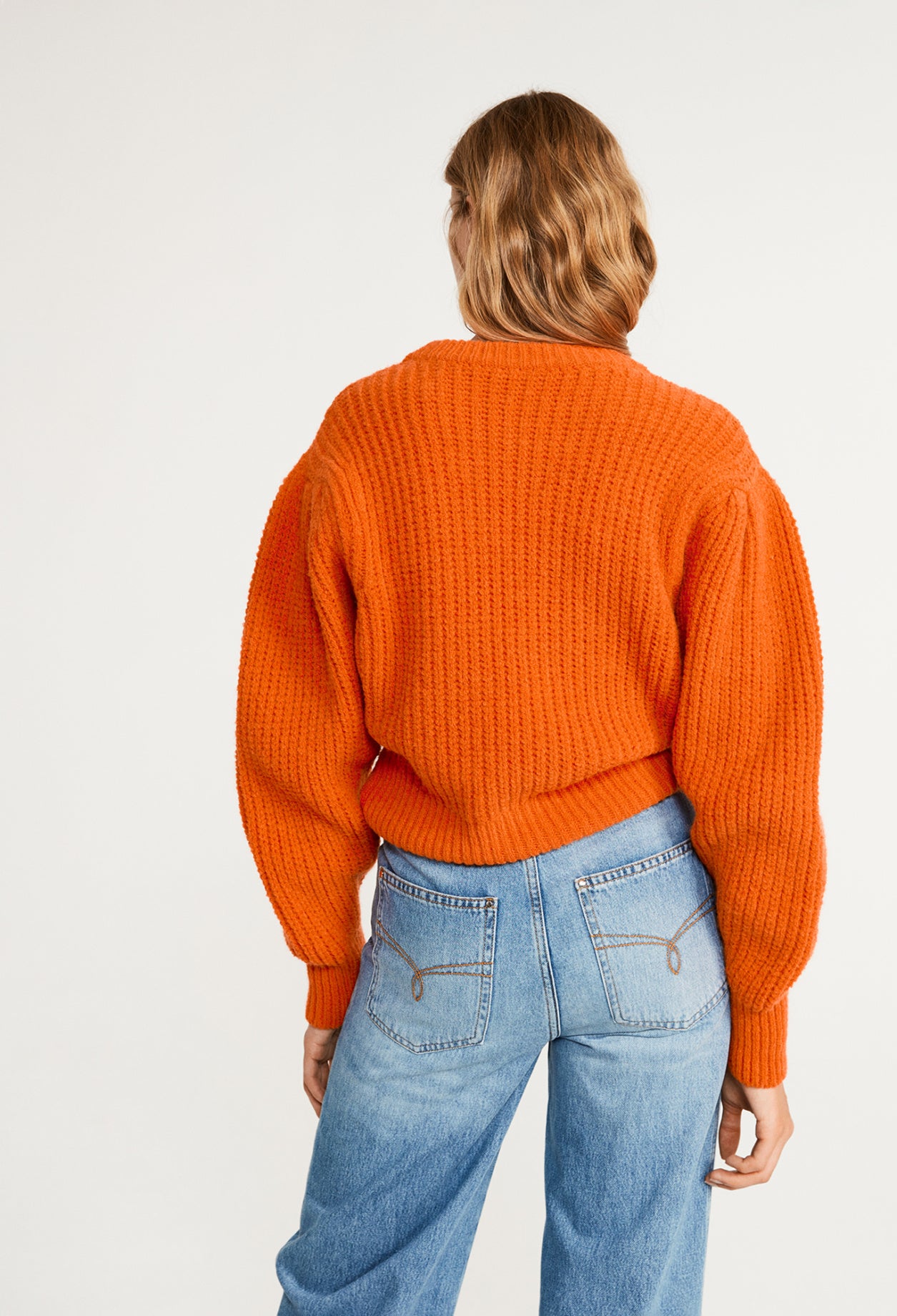 Pull en maille chinée Faume - seconde main