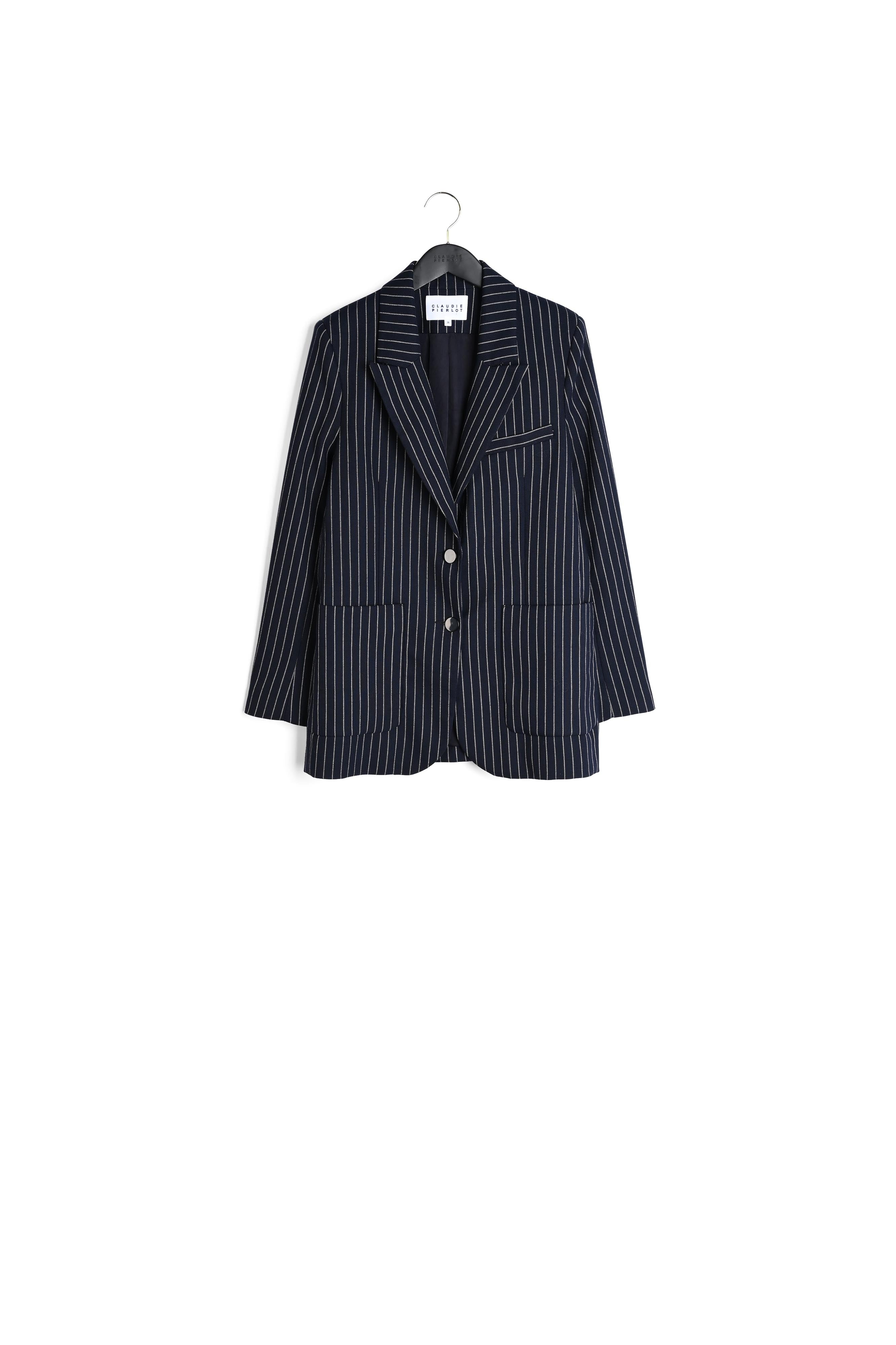 Veste de tailleur rayée Faume - seconde main