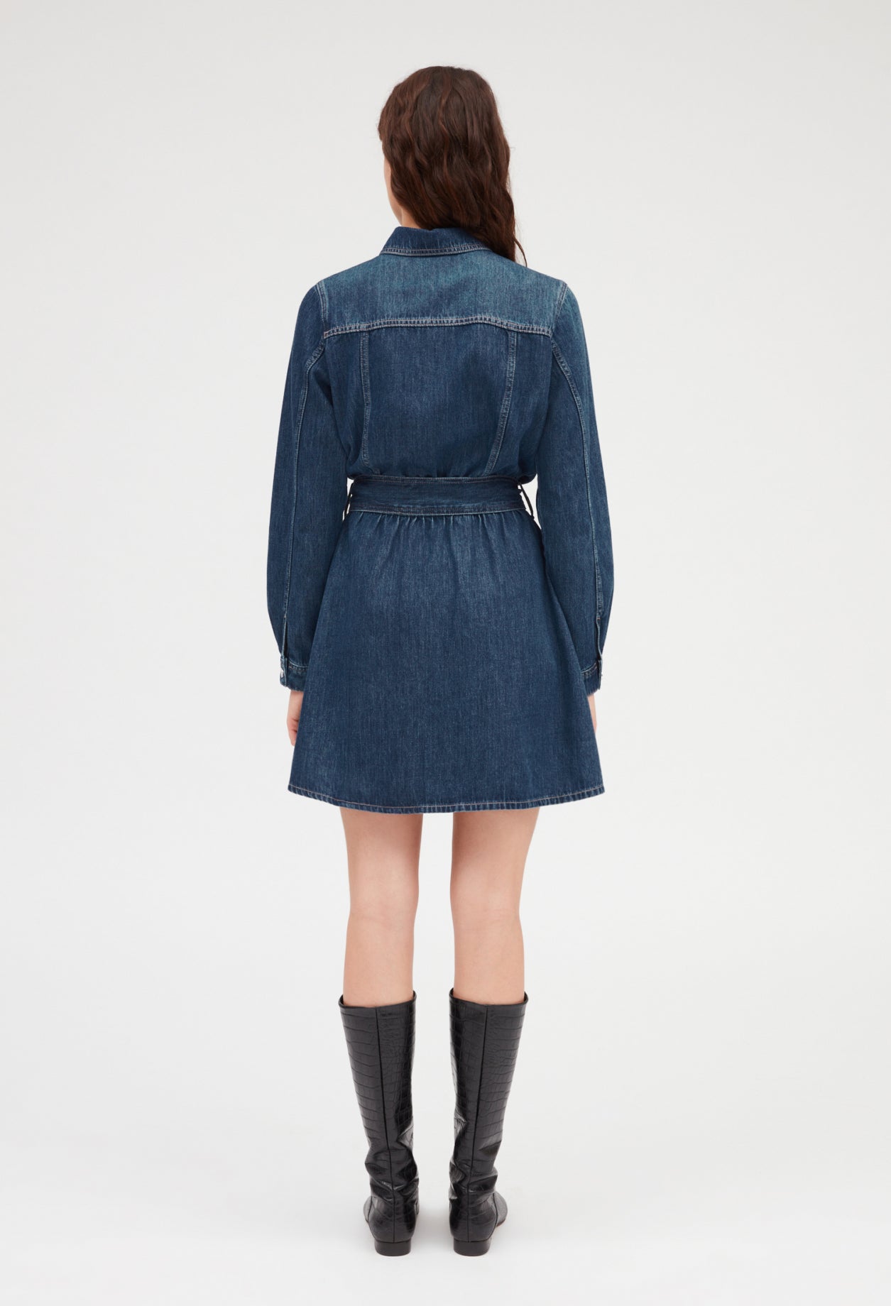 Robe courte denim mid-blue Faume - seconde main