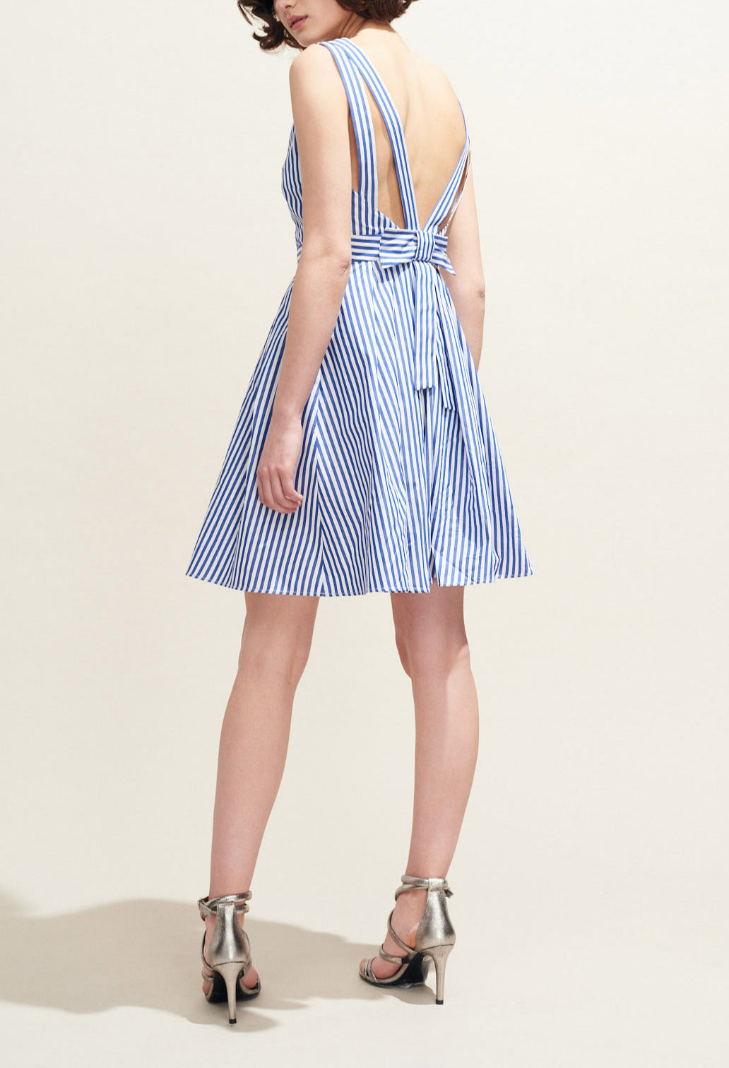 Rob dos nu à nœud iconiqu rayé Faume - seconde main