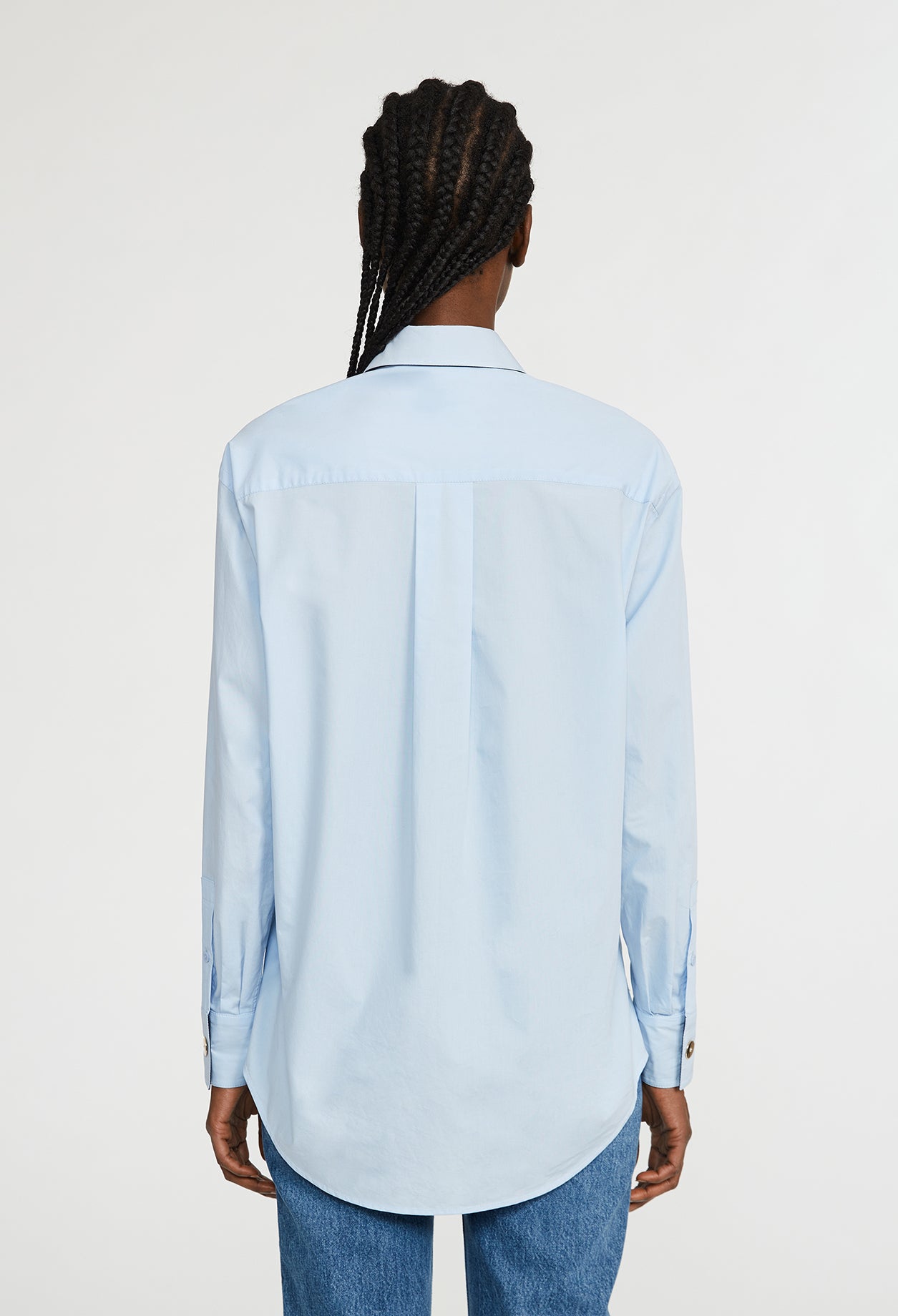 Chmis blu cil à manchs longus Faume - seconde main