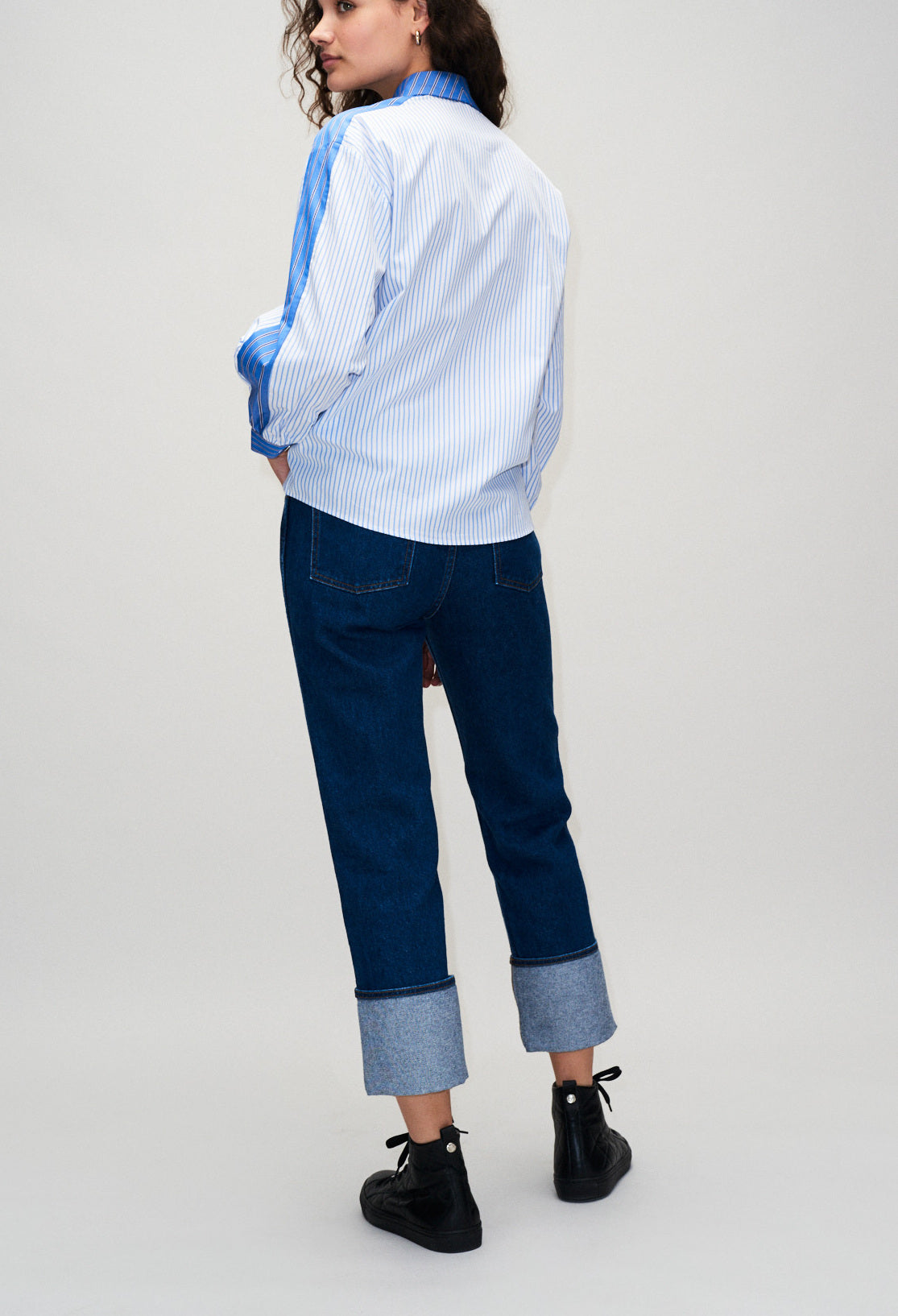 Chemise rayée bicolore Faume - seconde main