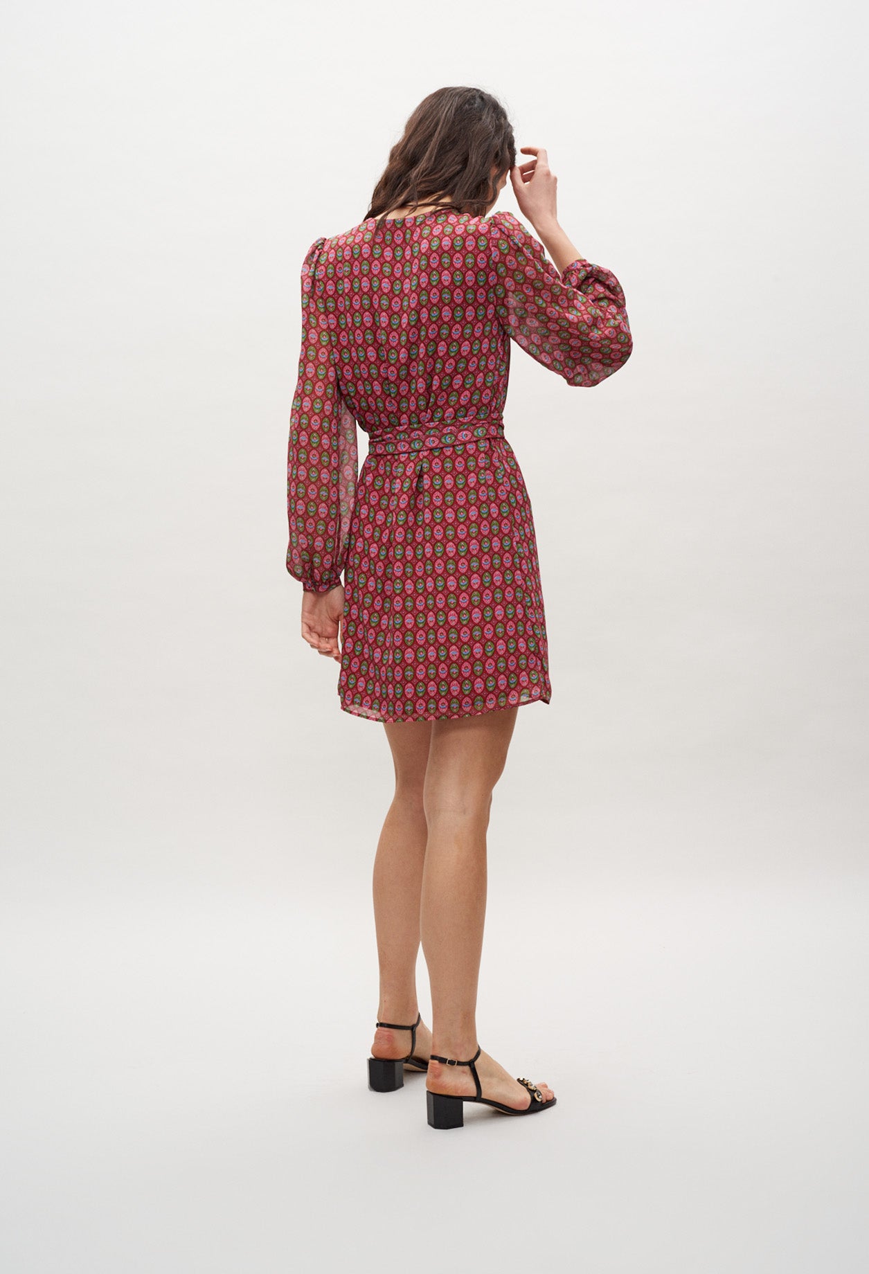 Robe courte à manches ballons Faume - seconde main