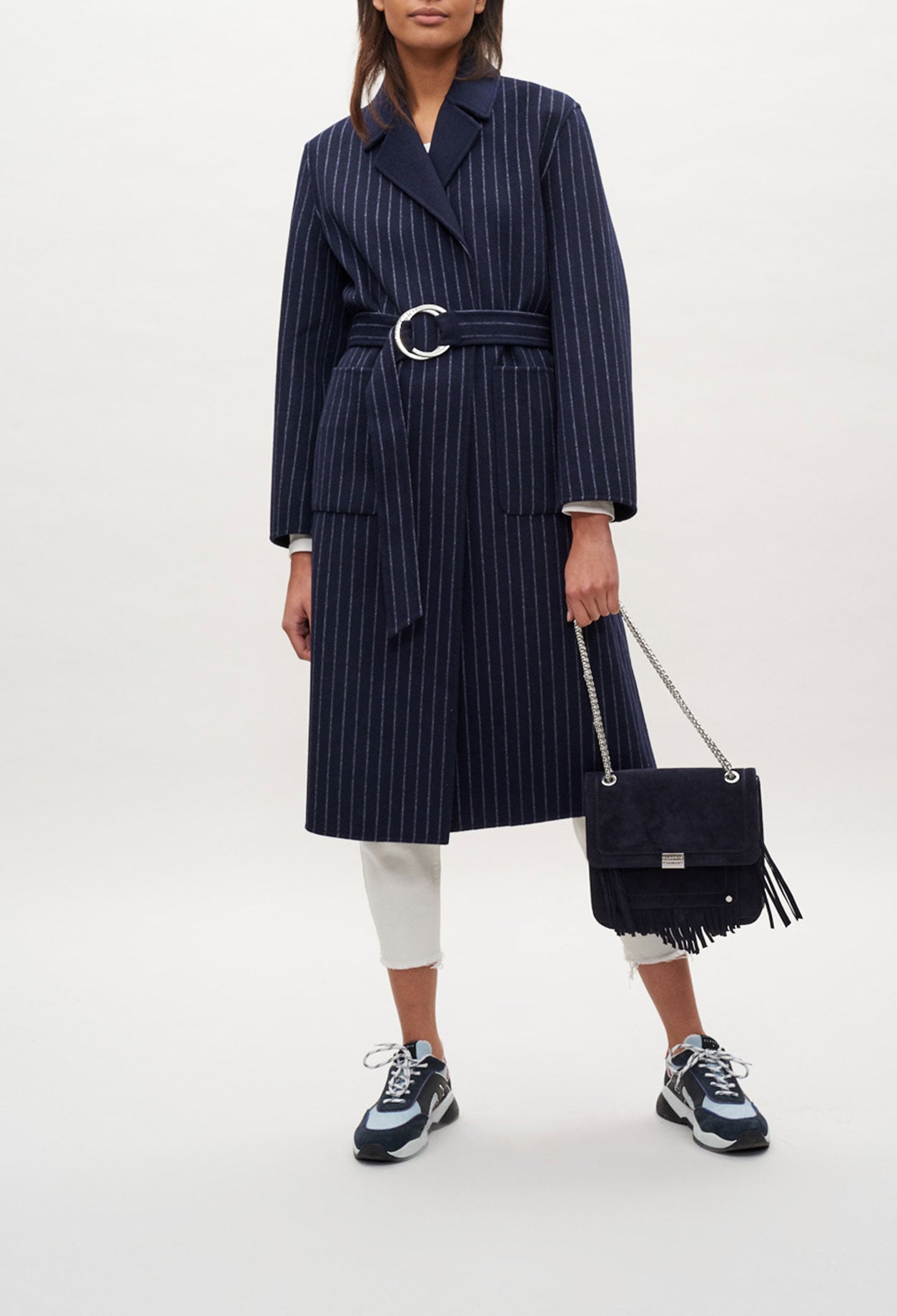 Manteau ceinturé réversible Faume - seconde main