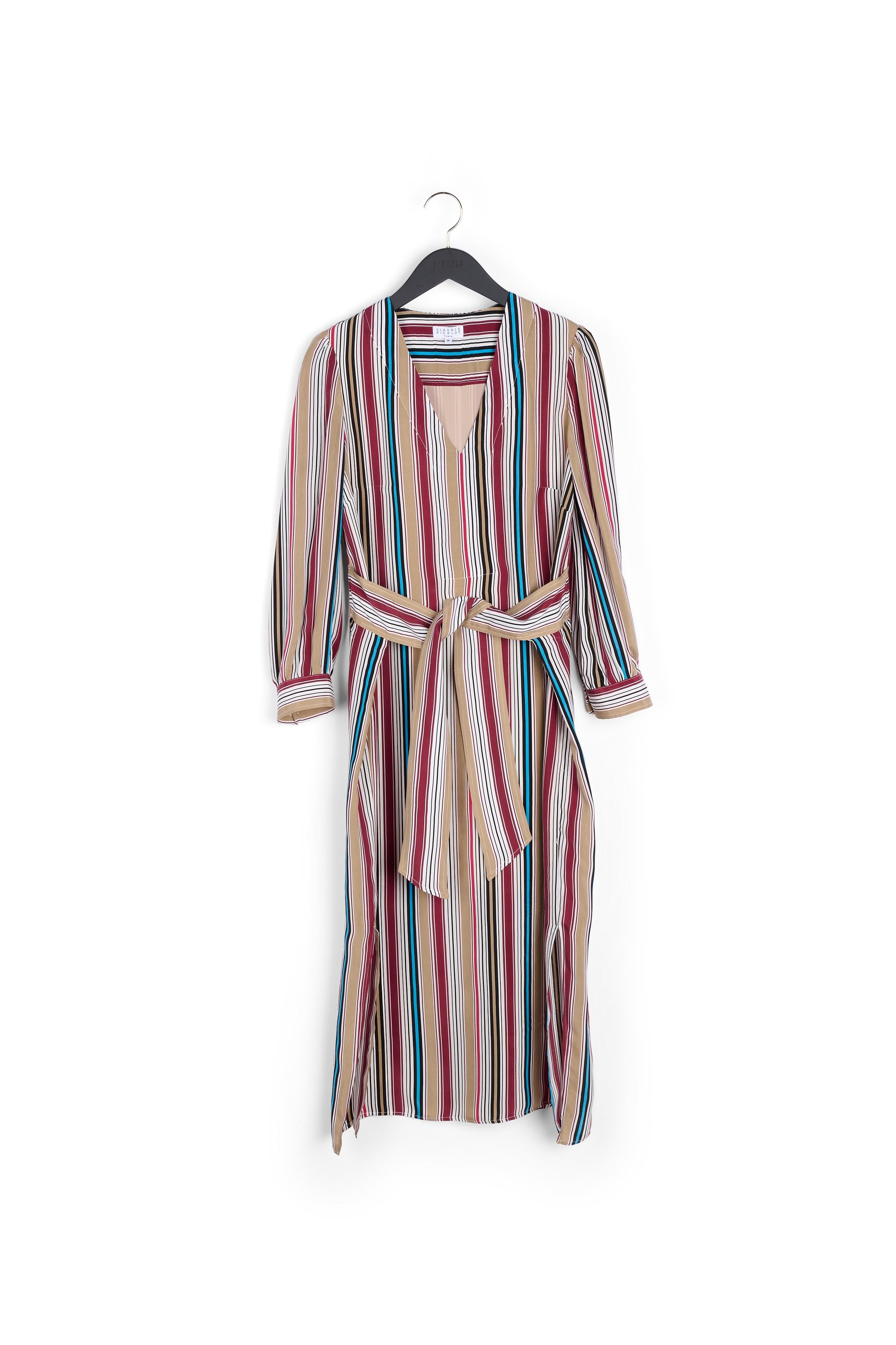 Robe mi-longue ceinturée Faume - seconde main