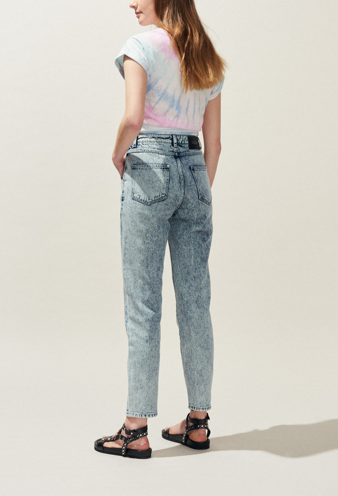 Jean mom tie&dye Faume - seconde main