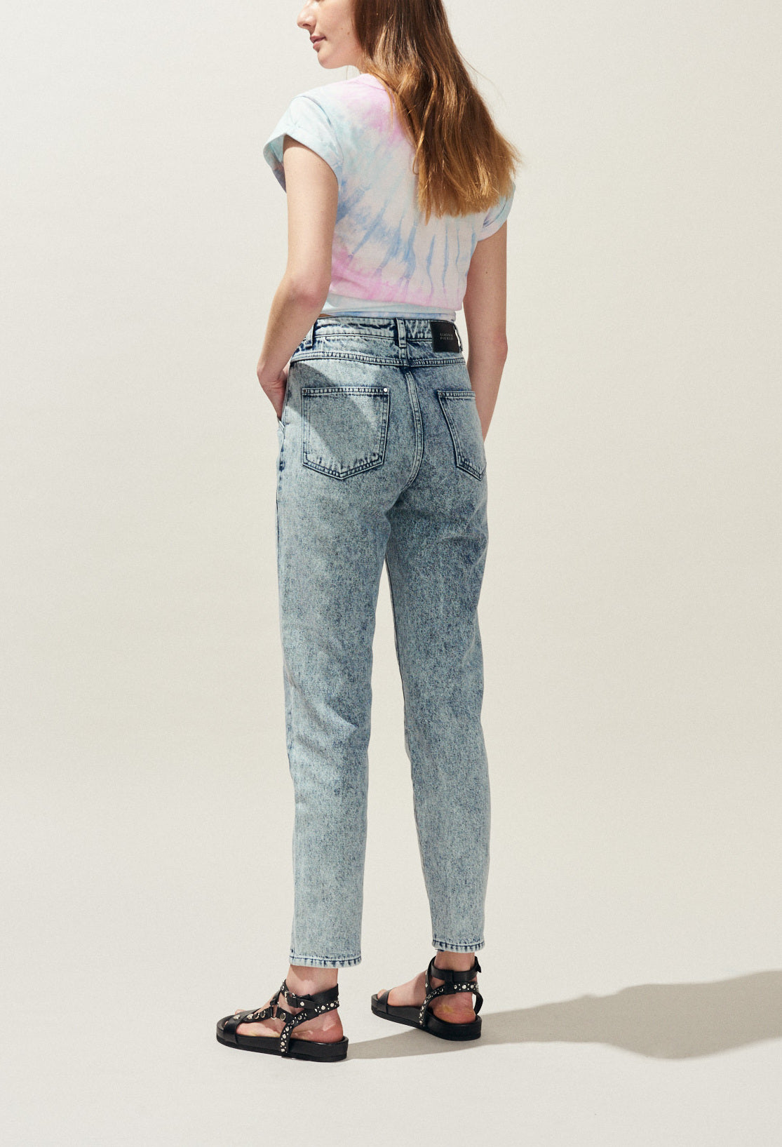 Jean mom tie&dye Faume - seconde main
