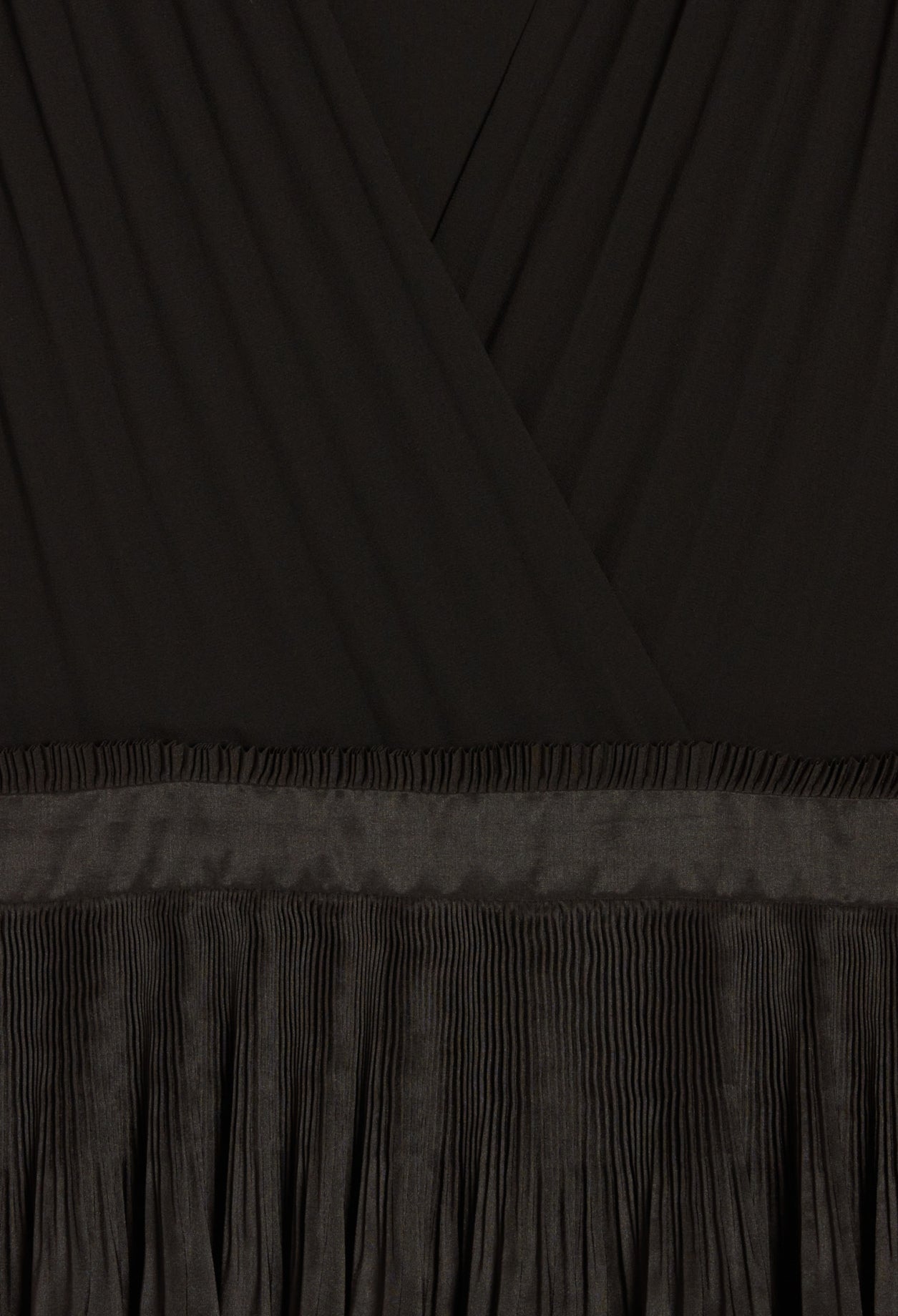 Robe courte plissée à volant Faume - seconde main