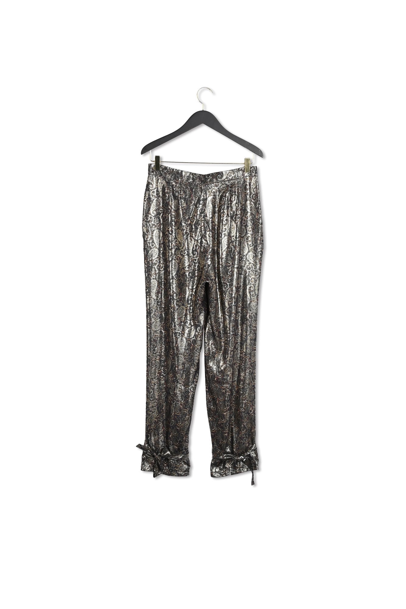 Pantalon taille haute coupe carotte Faume - seconde main