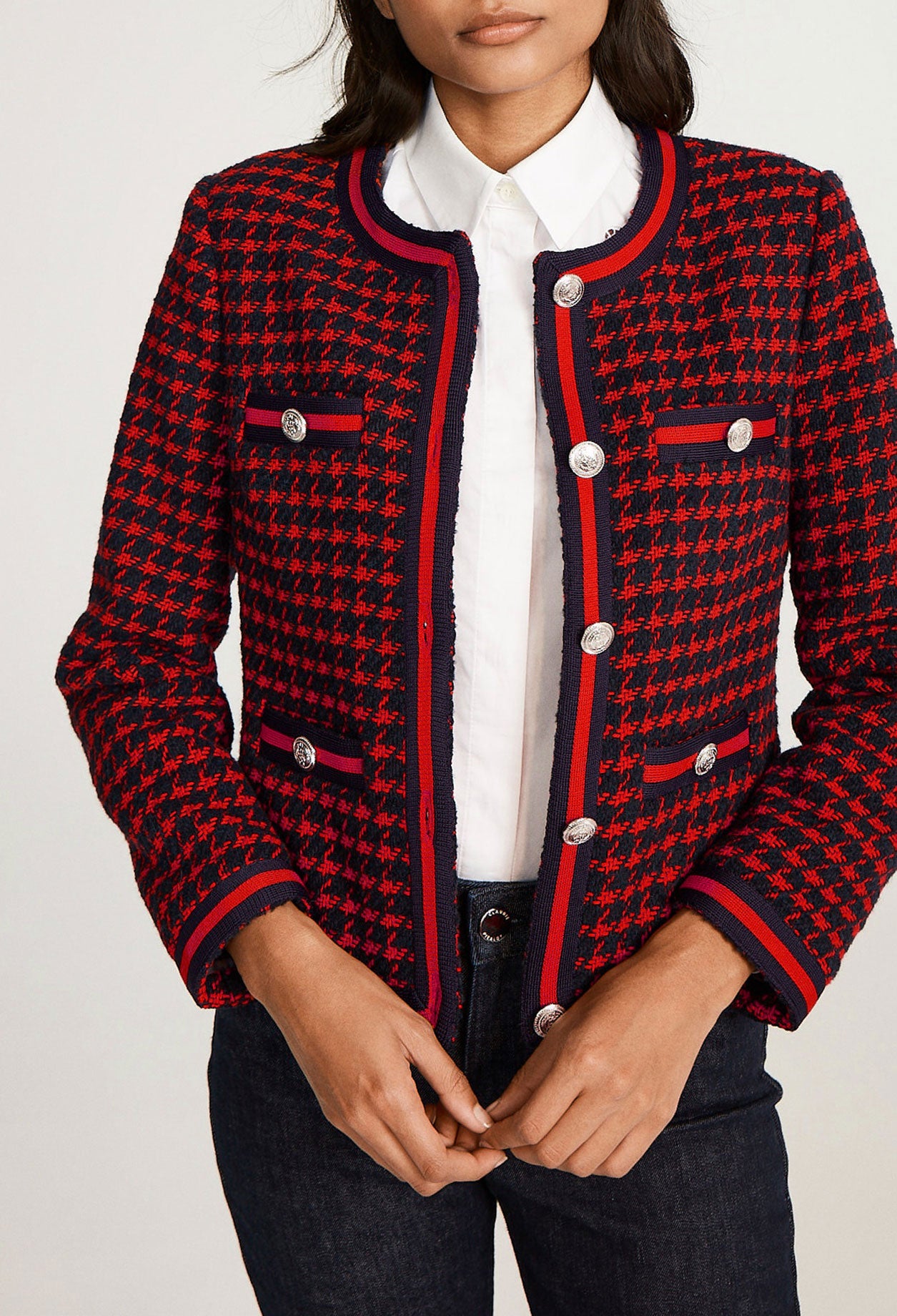 Veste en tweed Faume - seconde main