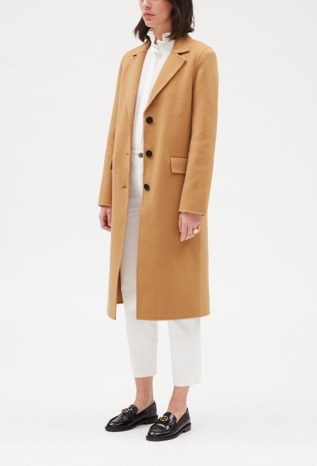 Manteau droit mi-long Faume - seconde main