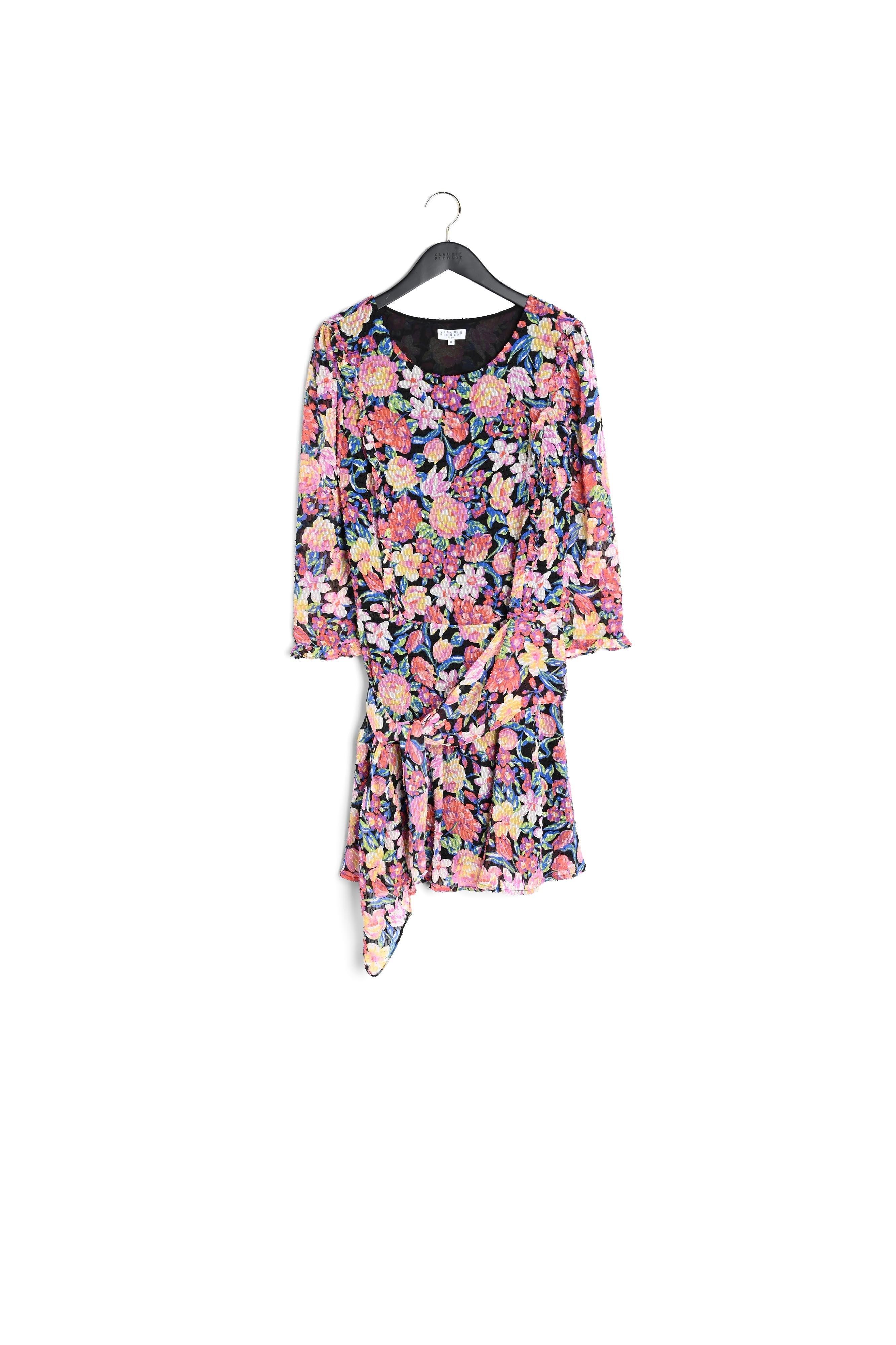 Robe courte imprimé fleurs Faume - seconde main