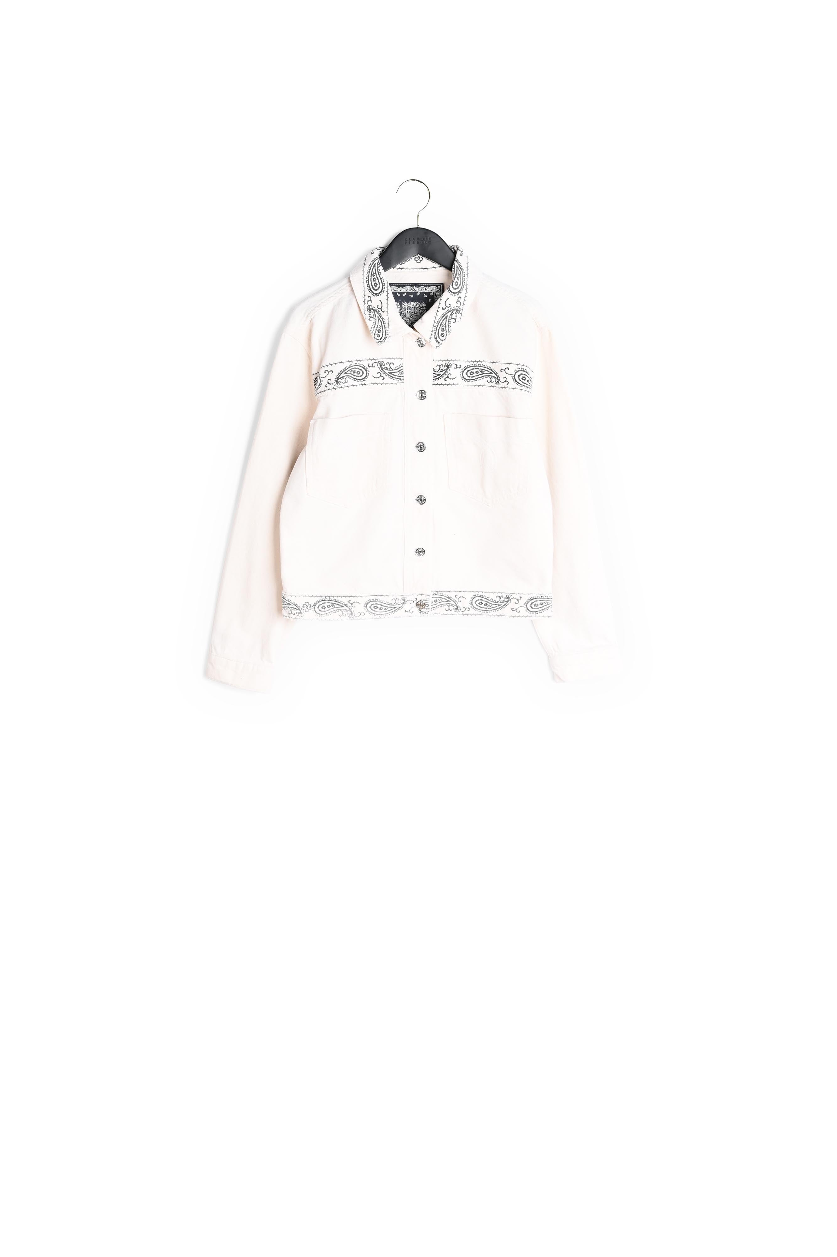 Veste imprimée en jean économe en eau Faume - seconde main