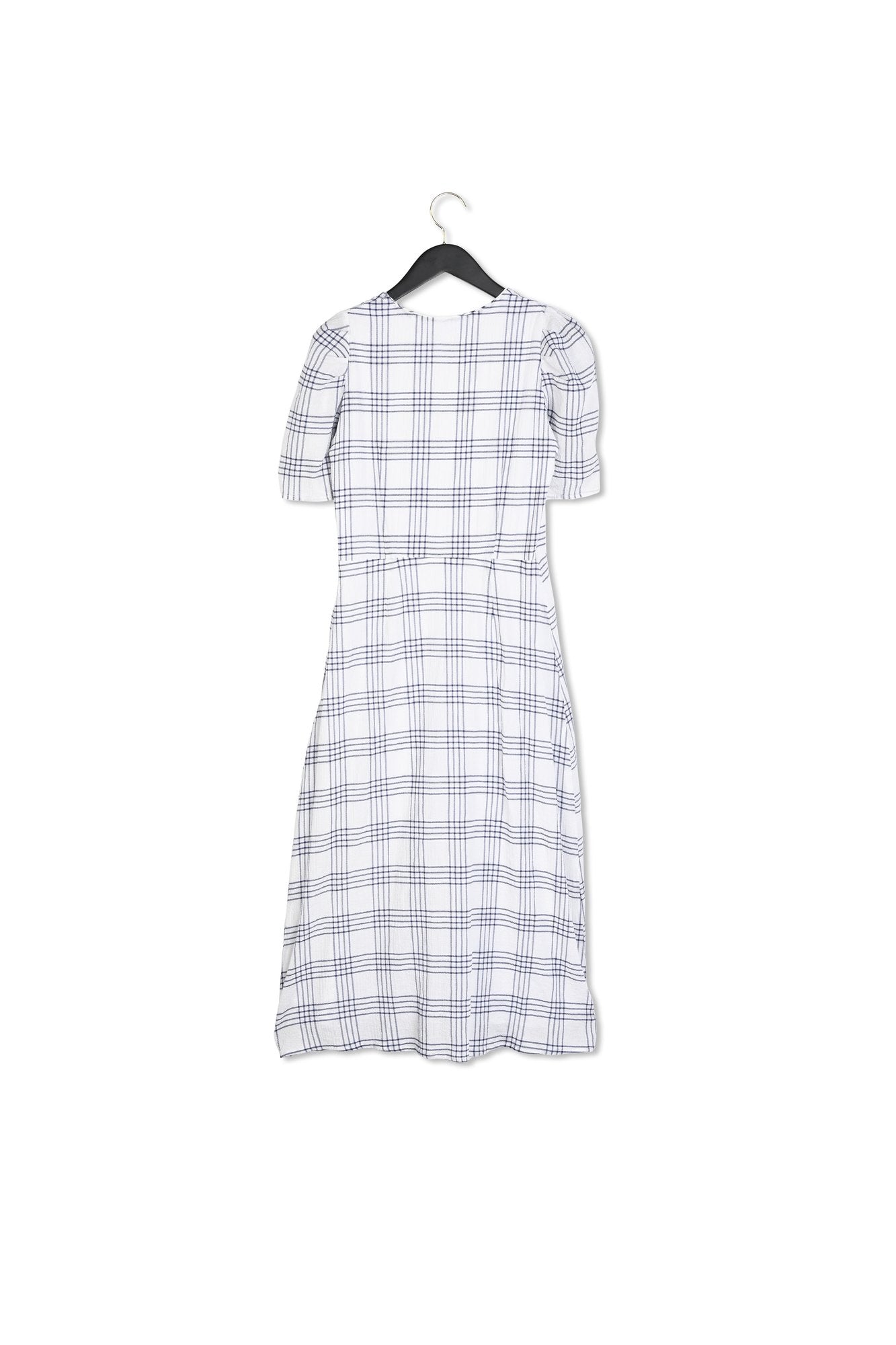 Robe en coton à carreaux ceinturée Faume - seconde main